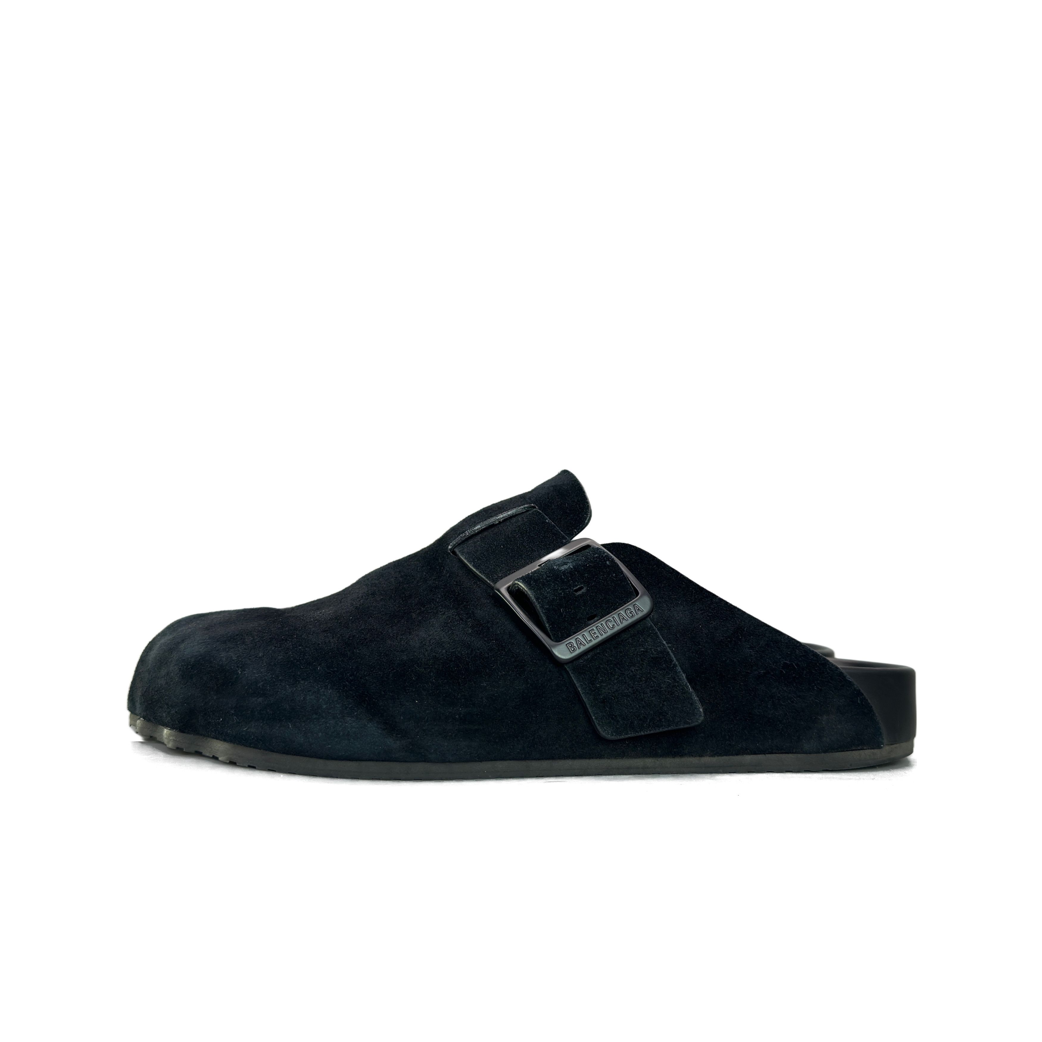 Balenciaga Balenciaga Suede Buckle Slip Ons Size 42 Size US 9 / EU 42 - 1 Thumbnail