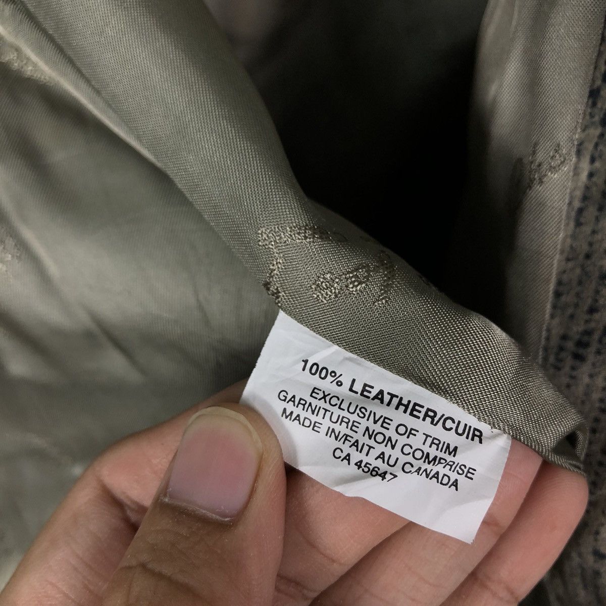 Japanese Brand × Vintage 📌Vintage Leather Jacket Chore Work Chako Issey Miyake Size US M / EU 48-50 / 2 - 19 Thumbnail
