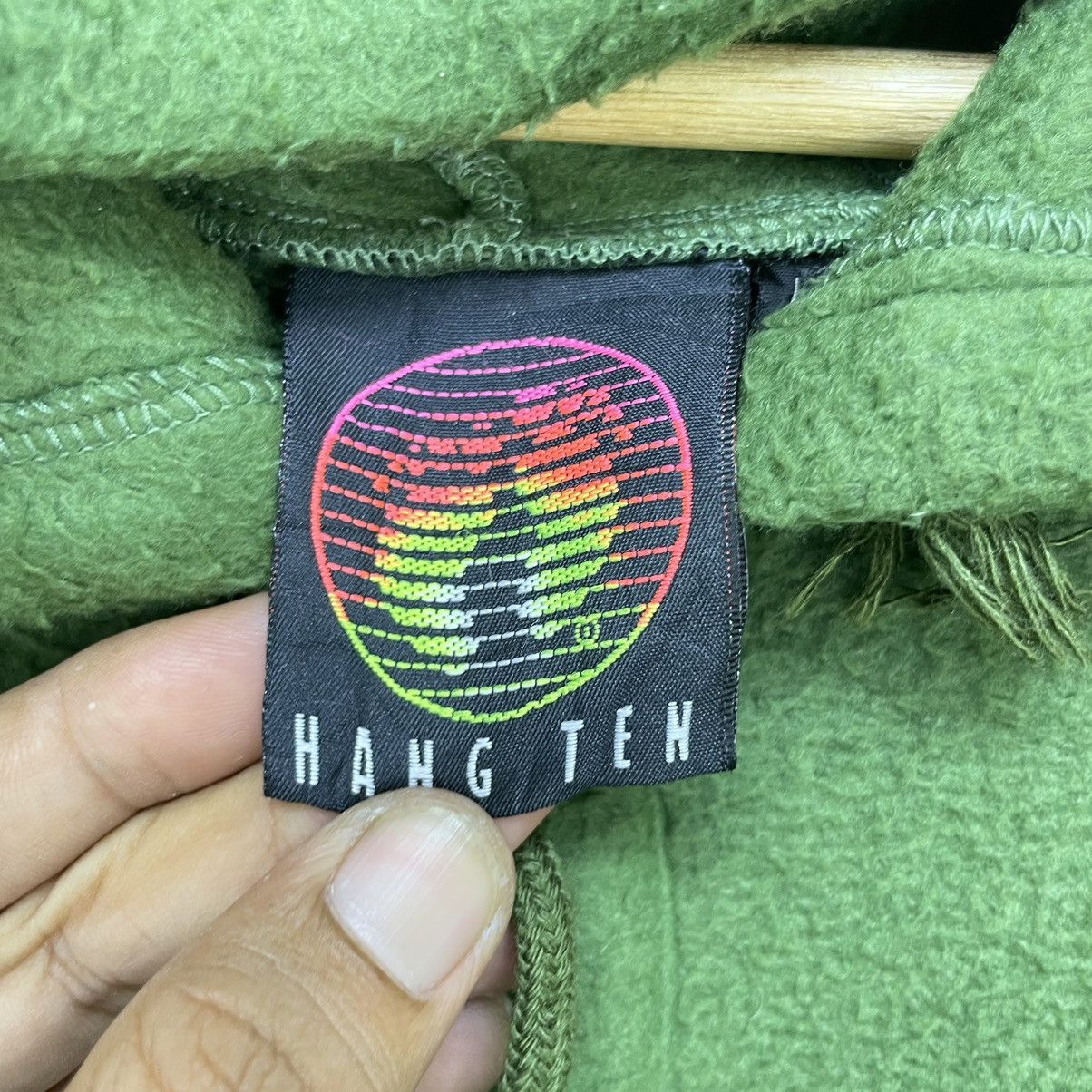Hang Ten 💥Vintage Hang Ten Streetwear Surf Style Hooded Jacket Size US L / EU 52-54 / 3 - 6 Thumbnail