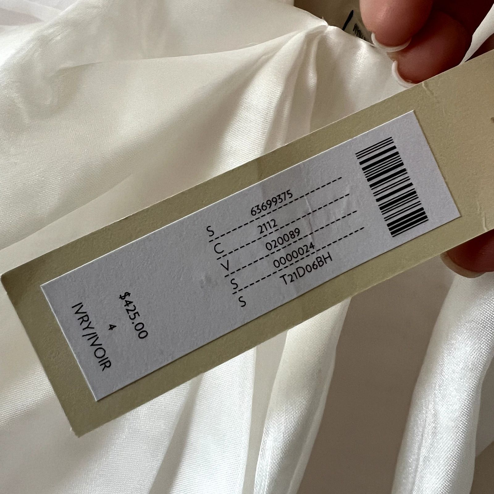 Sachin & Babi Sachin & Babi Carmina Gathered Organza Midi Dress In Ivory 4 Size S / US 4 / IT 40 - 7 Thumbnail