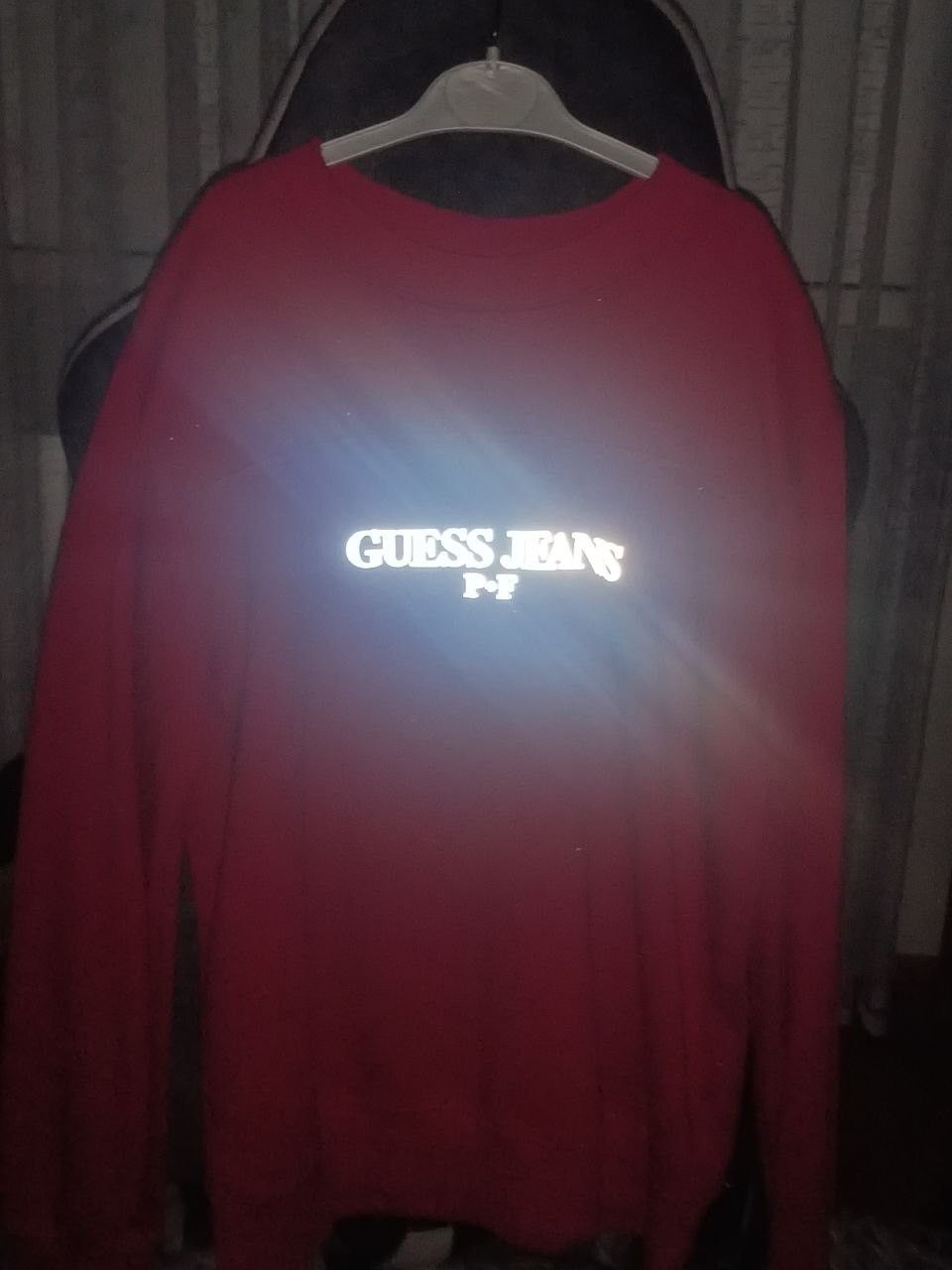 Guess × Places + Faces Guess Jeans x Places+Faces Crewneck Red Size S Deadstock Size US L / EU 52-54 / 3 - 3 Thumbnail