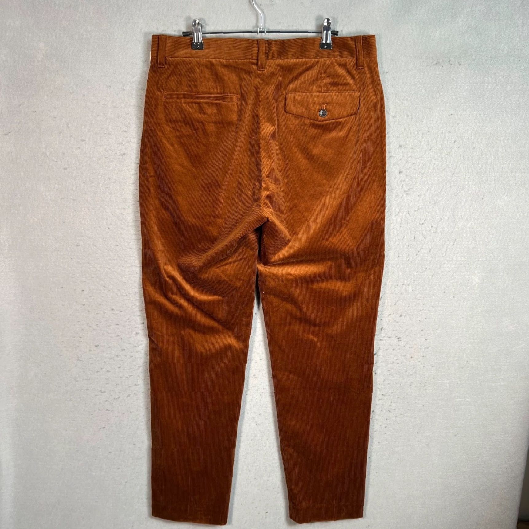 Bonobos Bonobos Mens Corduroy Pants 32 Rust Brown Cotton Blend New! Bonobos Weekday Warrior Chino Straight Rise Mid Inseam 30 in Adult Mens 32 Wool? Size US 32 / EU 48 - 2 Thumbnail