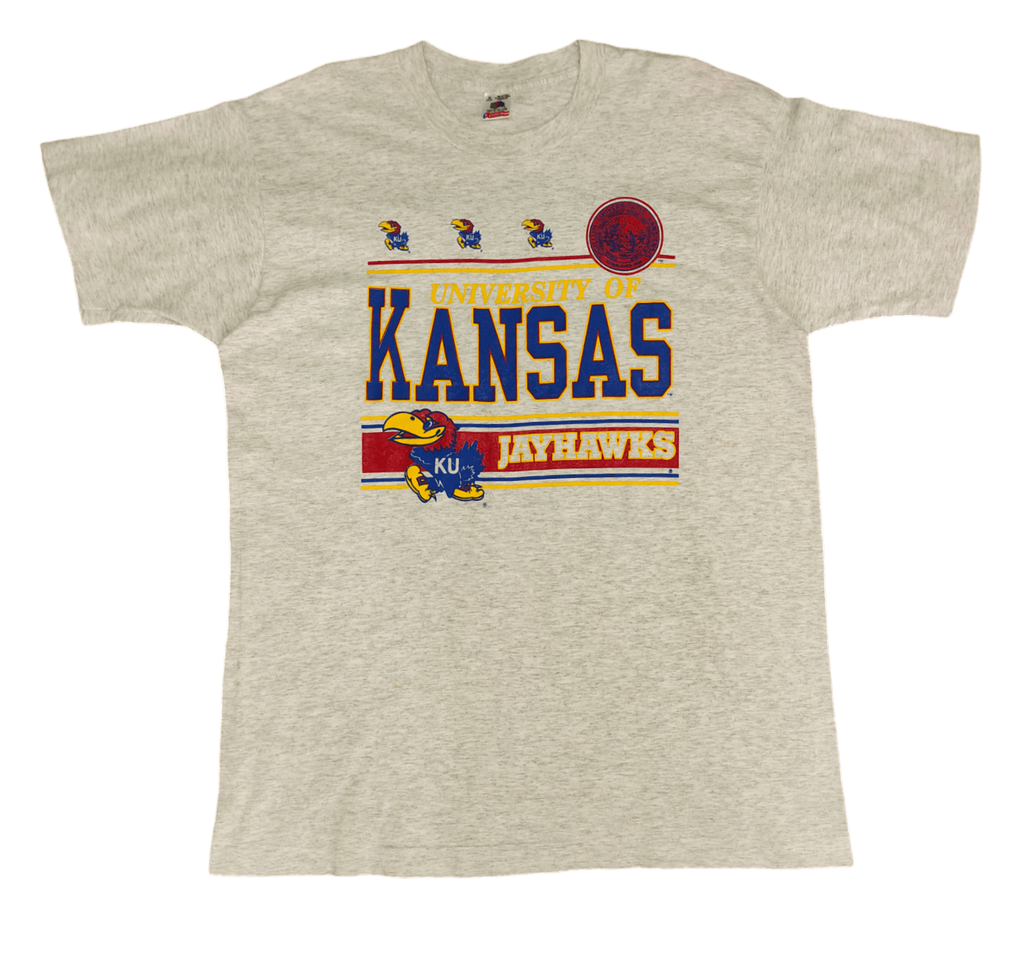 NCAA Vintage 90s University Kansas Jayhawks Ncaa T-Shirt Size US XL / EU 56 / 4 - 3 Thumbnail