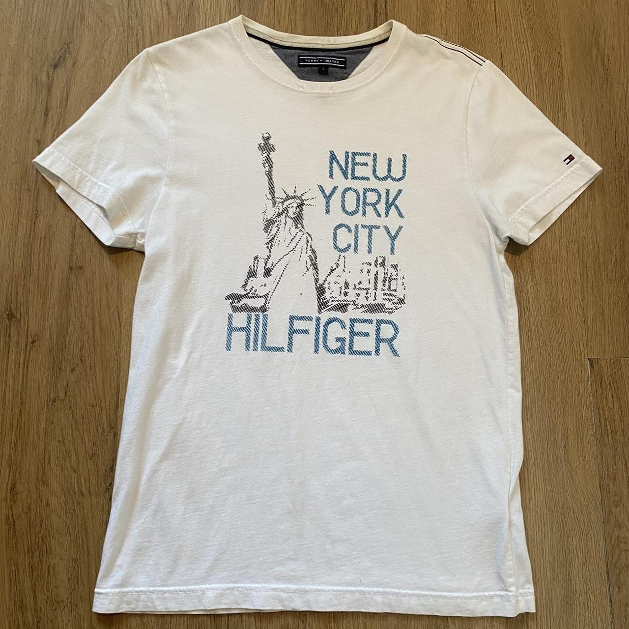 Tommy Hilfiger White Tommy Hilfiger New York City tee #NYC Vintage Size US S / EU 44-46 / 1 - 1 Thumbnail