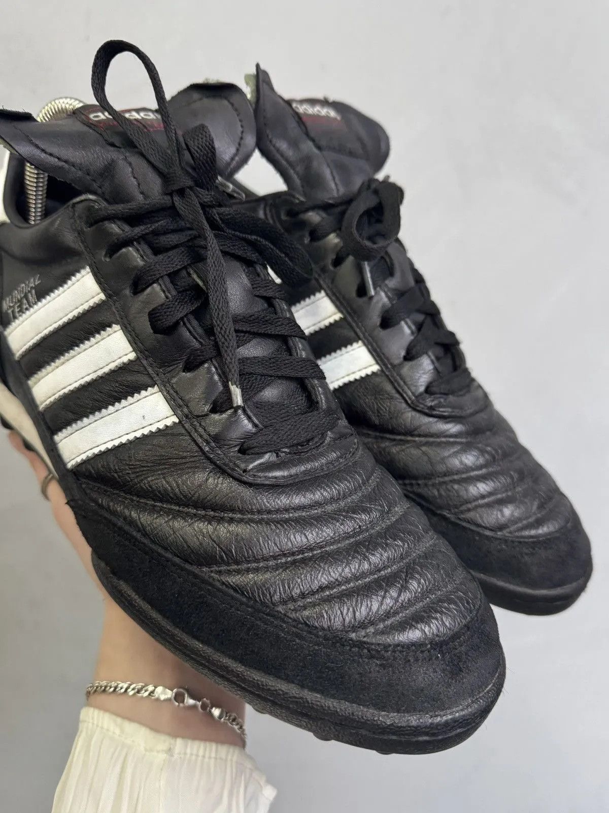 Vintage Vintage Adidas Mundial Soccer Shoes football centipedes Size US 10.5 / EU 43-44 - 3 Thumbnail
