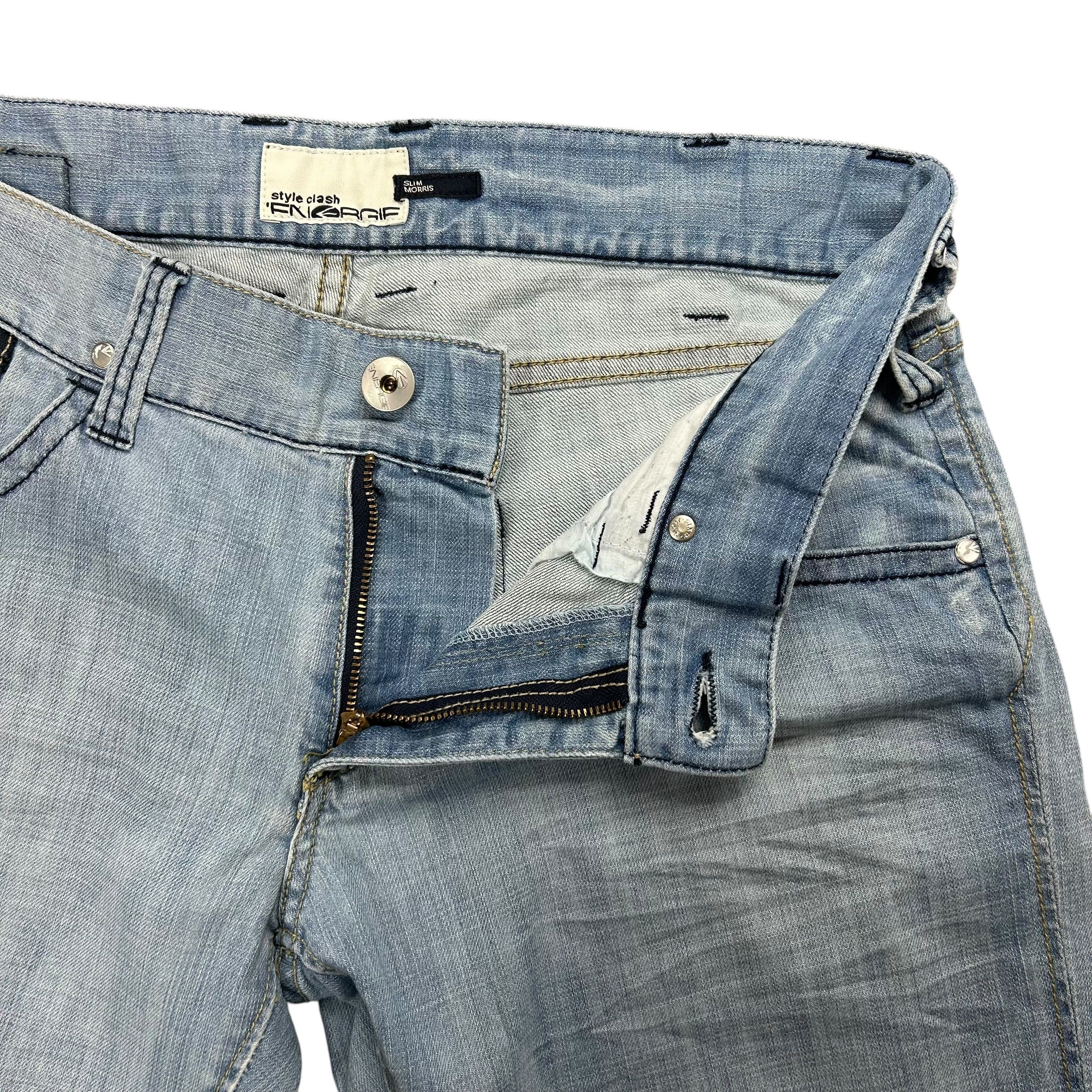 Energie Energie Morris Bootcut Flared Light Wash Denim Jeans W34L34 Size US 34 / EU 50 - 5 Thumbnail