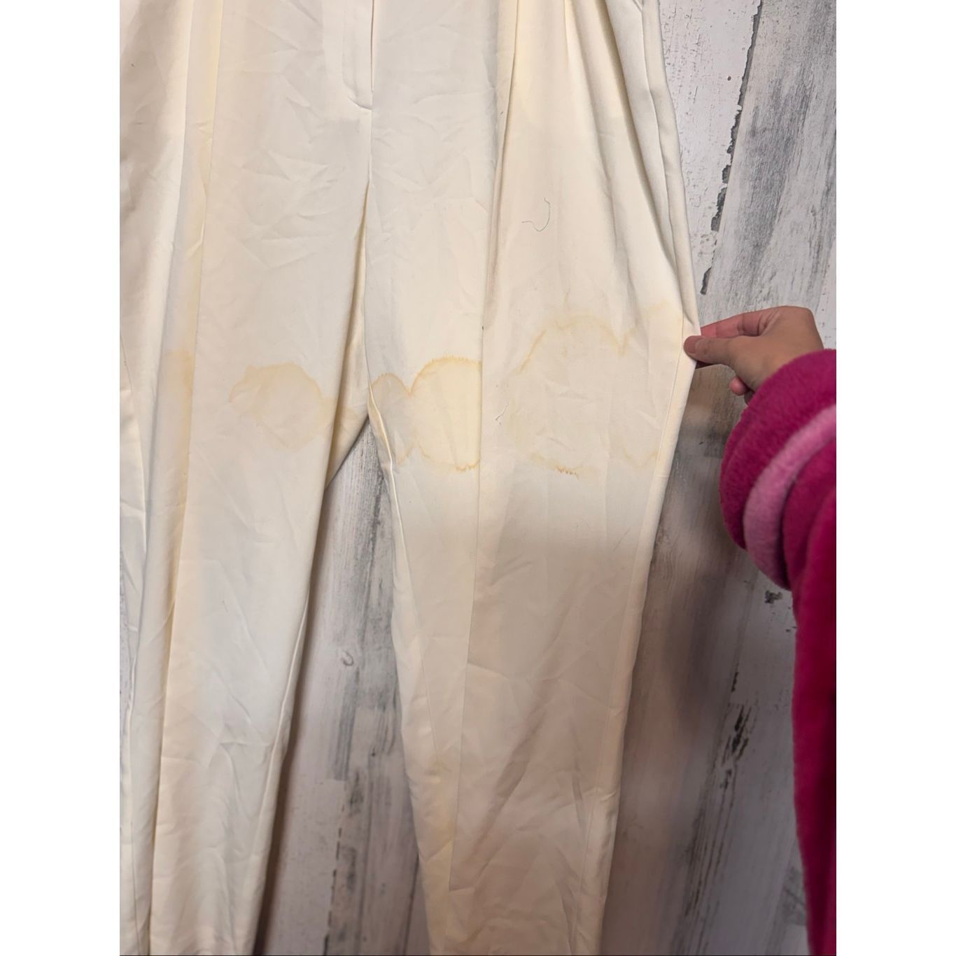 Other Liz Baker Tall Cream Dress Pants Women’s 20T High Rise Strai Size 34" / US 12 / IT 48 - 3 Thumbnail