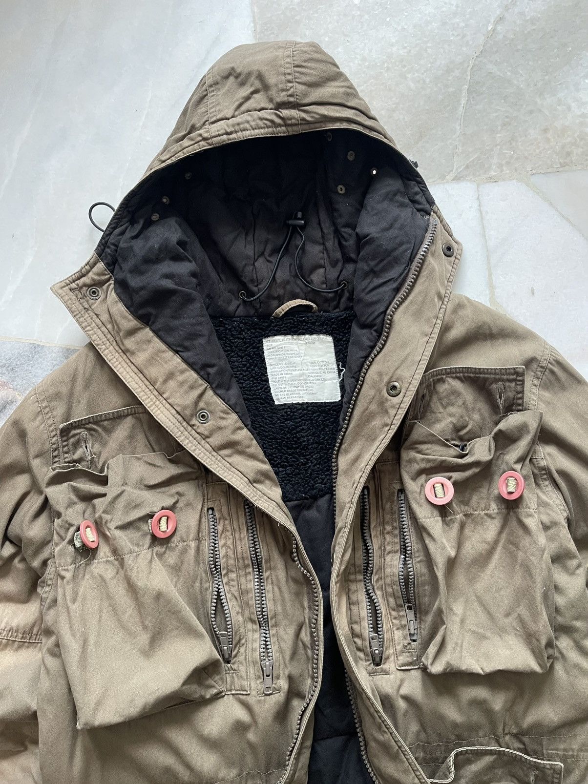 Stussy 2000s Old Stussy Multipocket Army Style Jacket #98 Size US L / EU 52-54 / 3 - 7 Thumbnail