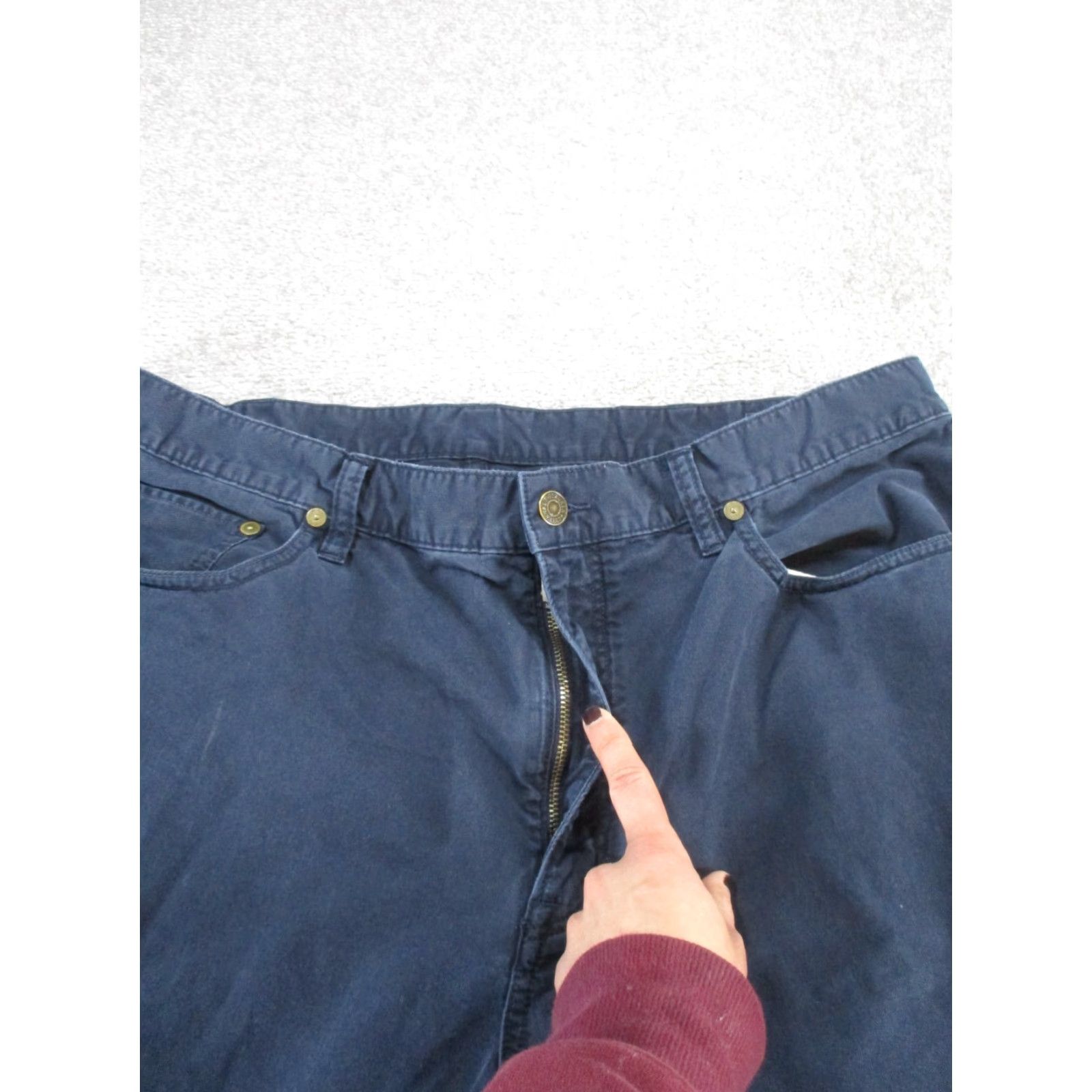 Polo Ralph Lauren Polo Ralph Lauren Pants Mens 38 Navy Chino Tapered 38x29 Vintage 90s Logo Preppy Mens Size US M / EU 48-50 / 2 - 3 Thumbnail