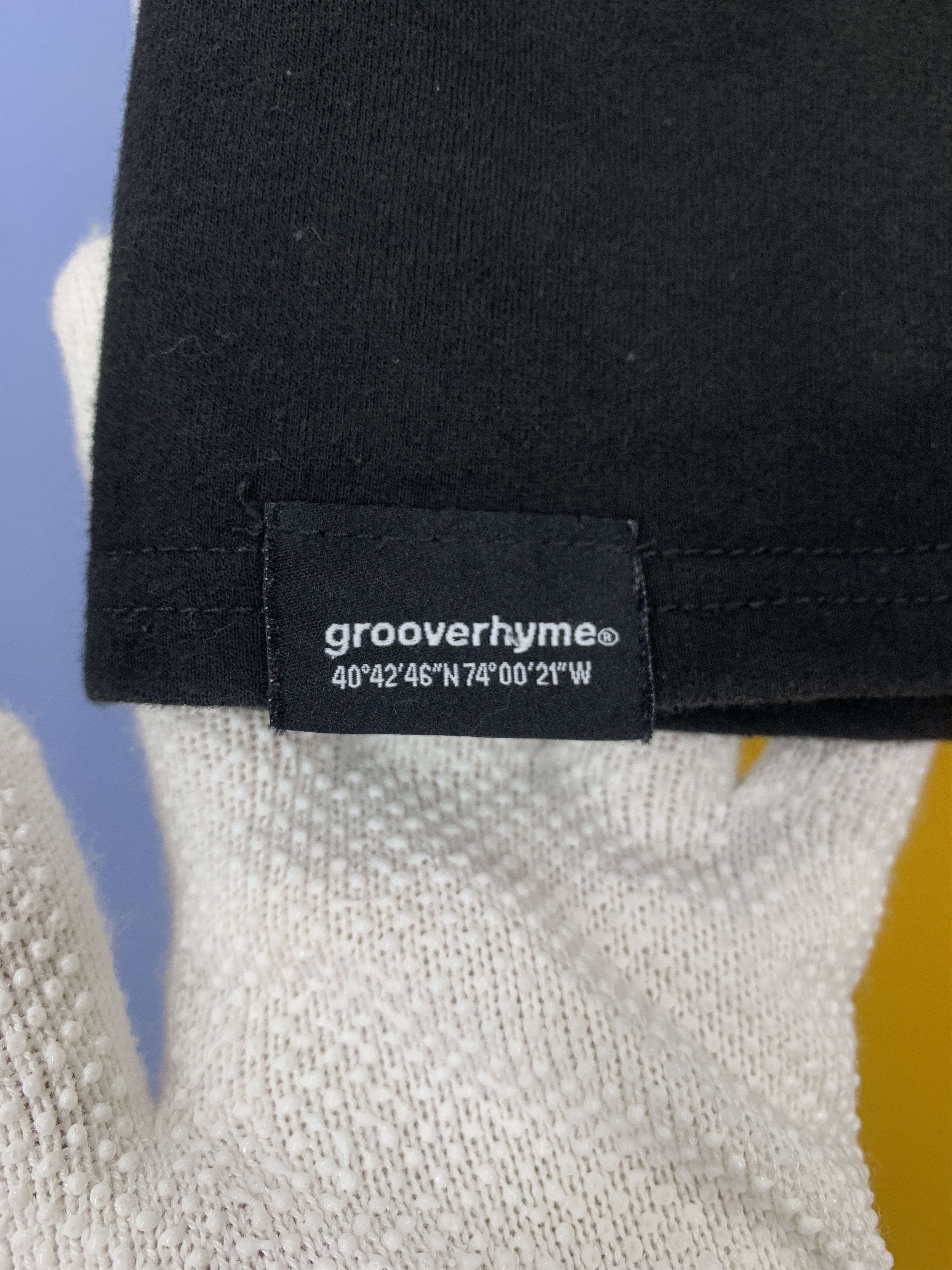 Japanese Brand GROOVERHYME Streetwear Crew Neck T Shirt #2243/20 Size US M / EU 48-50 / 2 - 6 Thumbnail