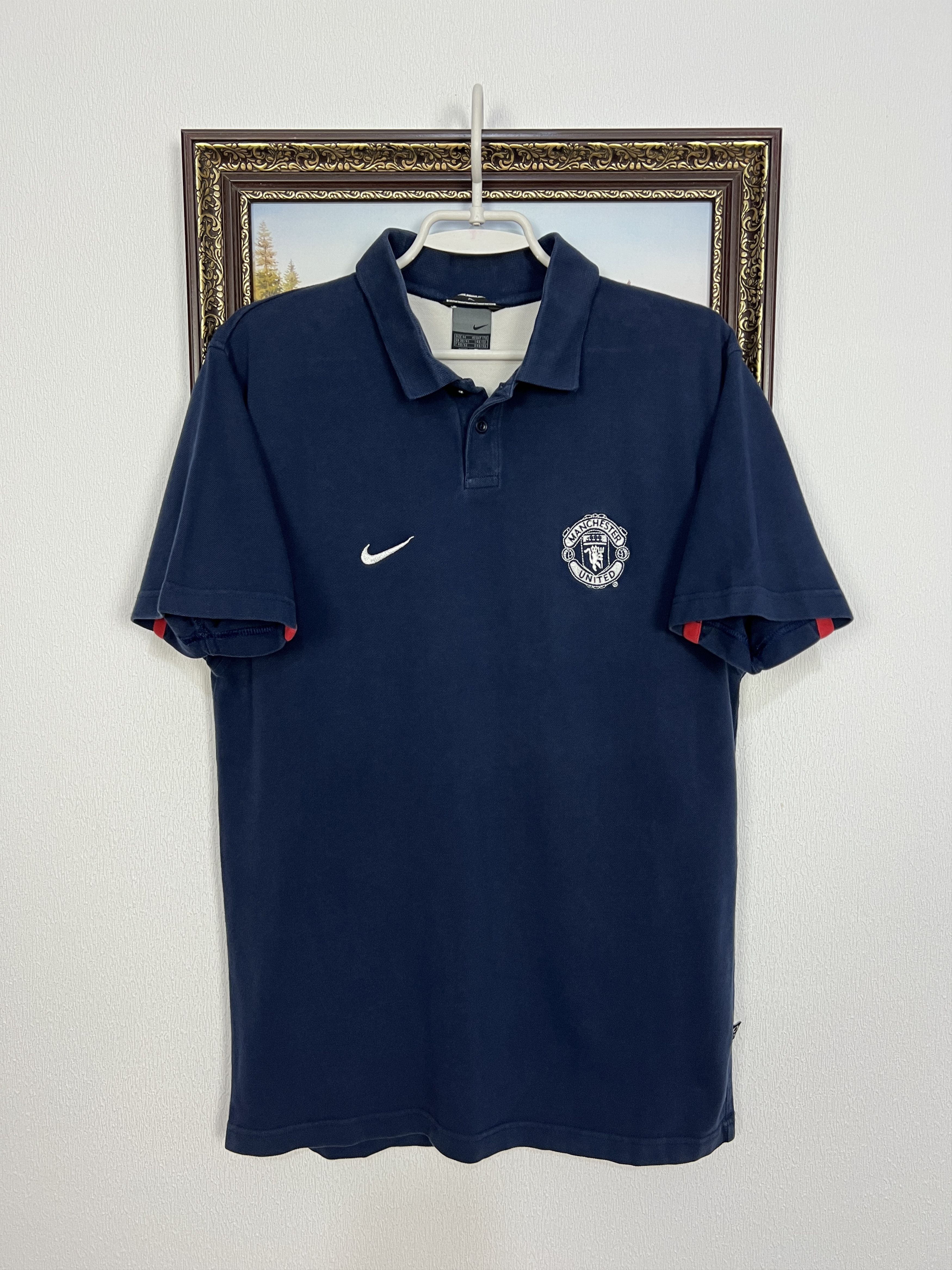 Nike Manchester United Football Polo Train Shirt Soccer Jersey Size US M / EU 48-50 / 2 - 1 Thumbnail
