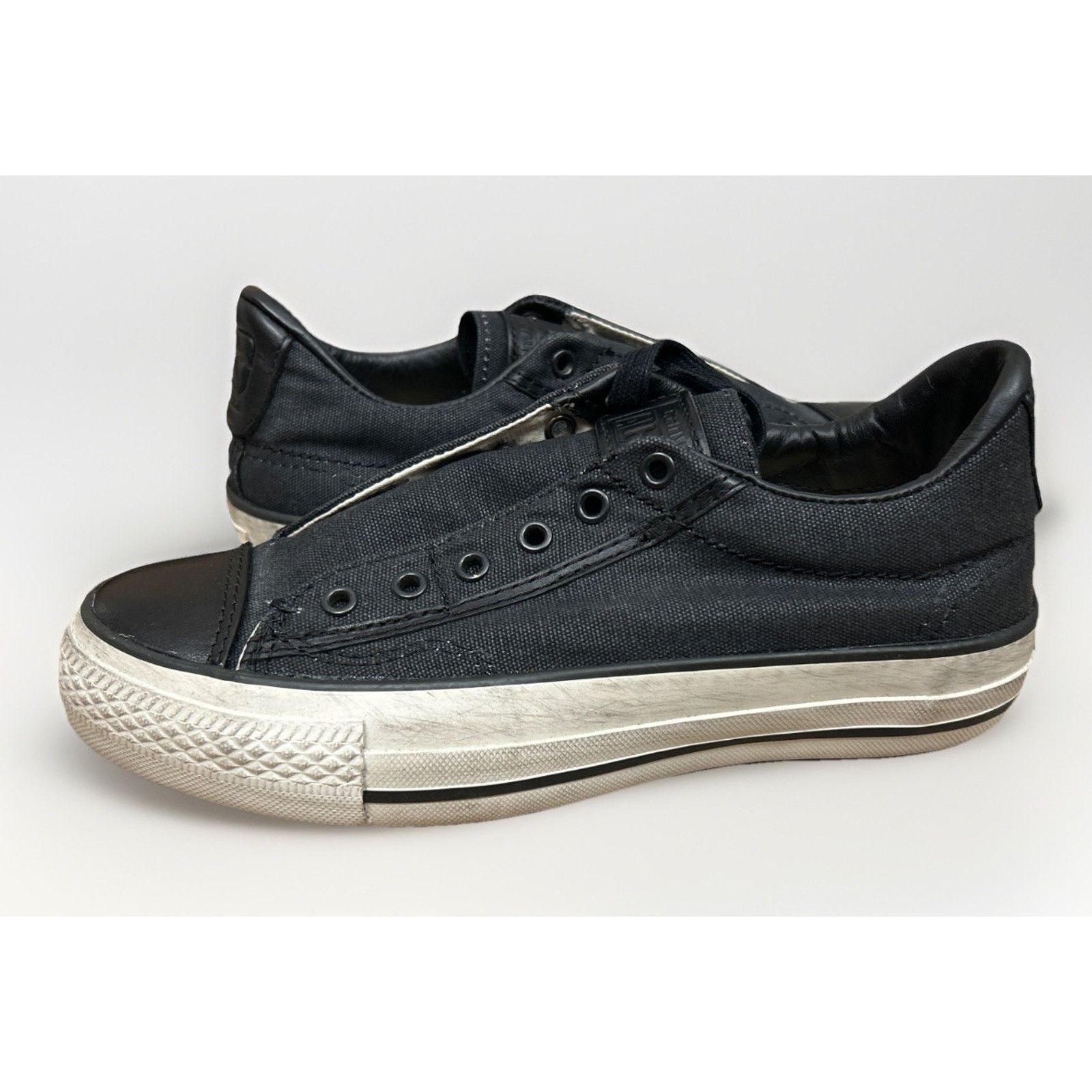 Converse Converse x John Varvatos Laceless Black- Men's 4/ Women's 6 Size US 6 / IT 36 - 1 Thumbnail