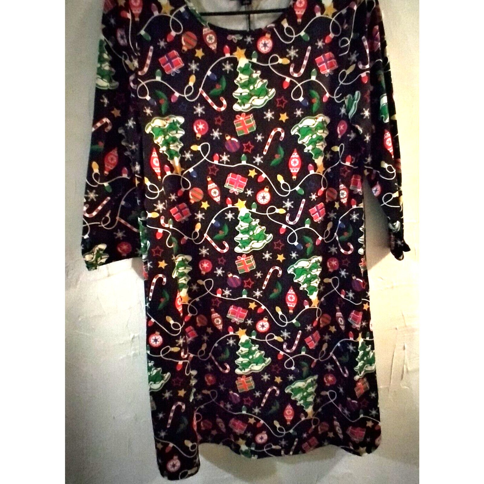 The Unbranded Brand Dress Works Ladies Christmas Tree M Novelty Shift Dress Size M / US 6-8 / IT 42-44 - 1 Thumbnail