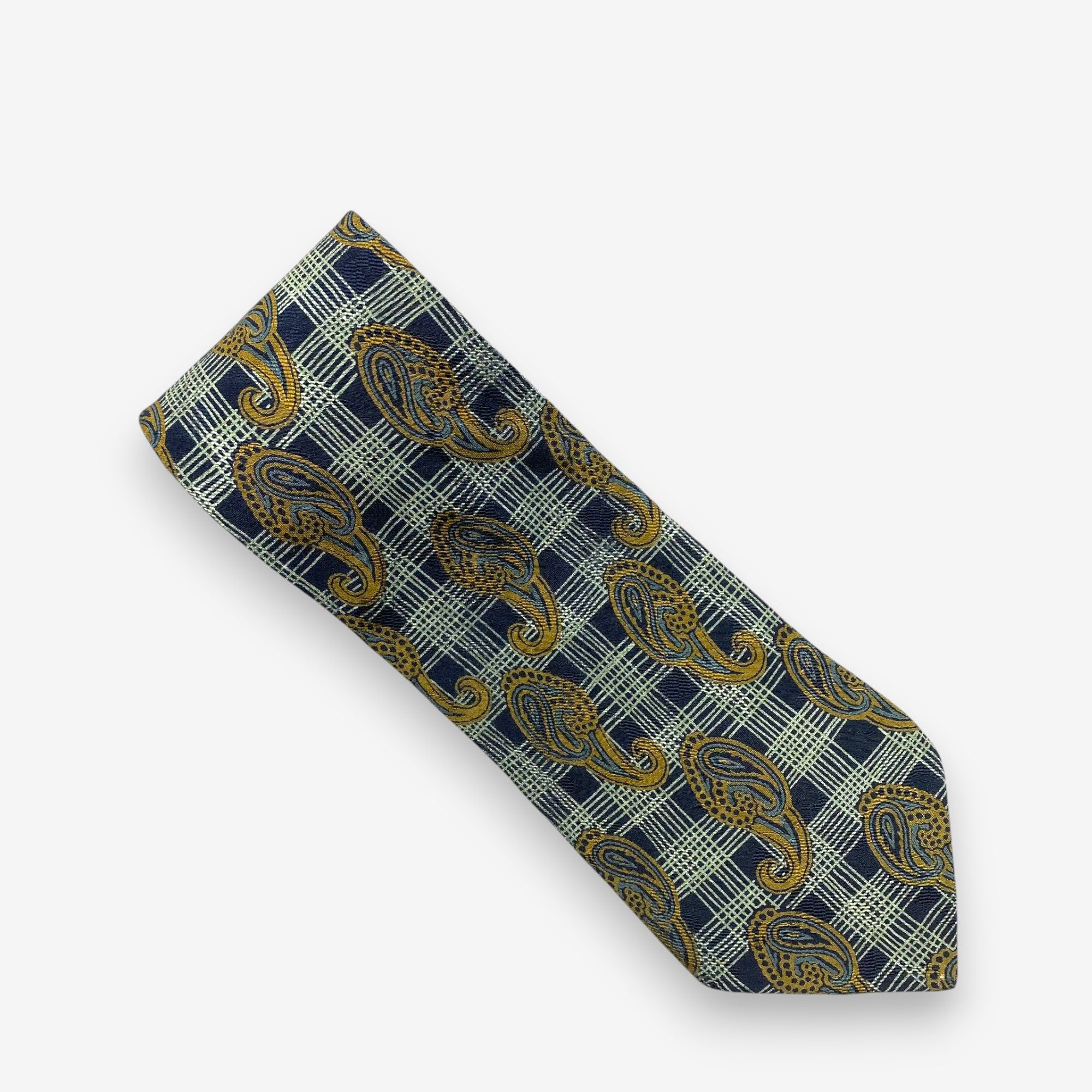 Giorgio Armani Vintage Giorgio Armani SILK Necktie Cravate Pure Silk Size ONE SIZE - 2 Thumbnail