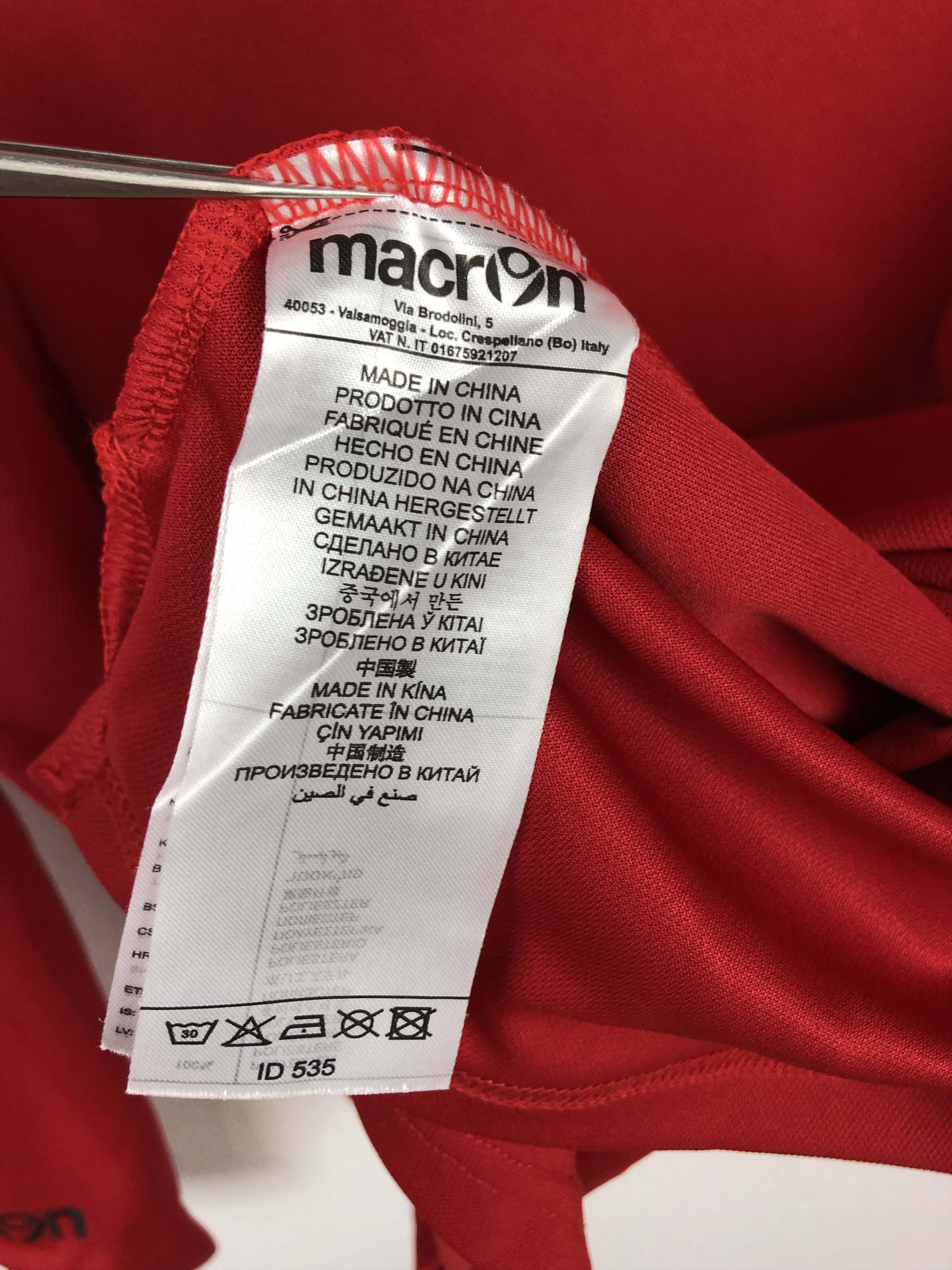 Macron 2016 Mallorca 100 Anniversary Shirt Football Soccer Jersey Size US L / EU 52-54 / 3 - 8 Thumbnail