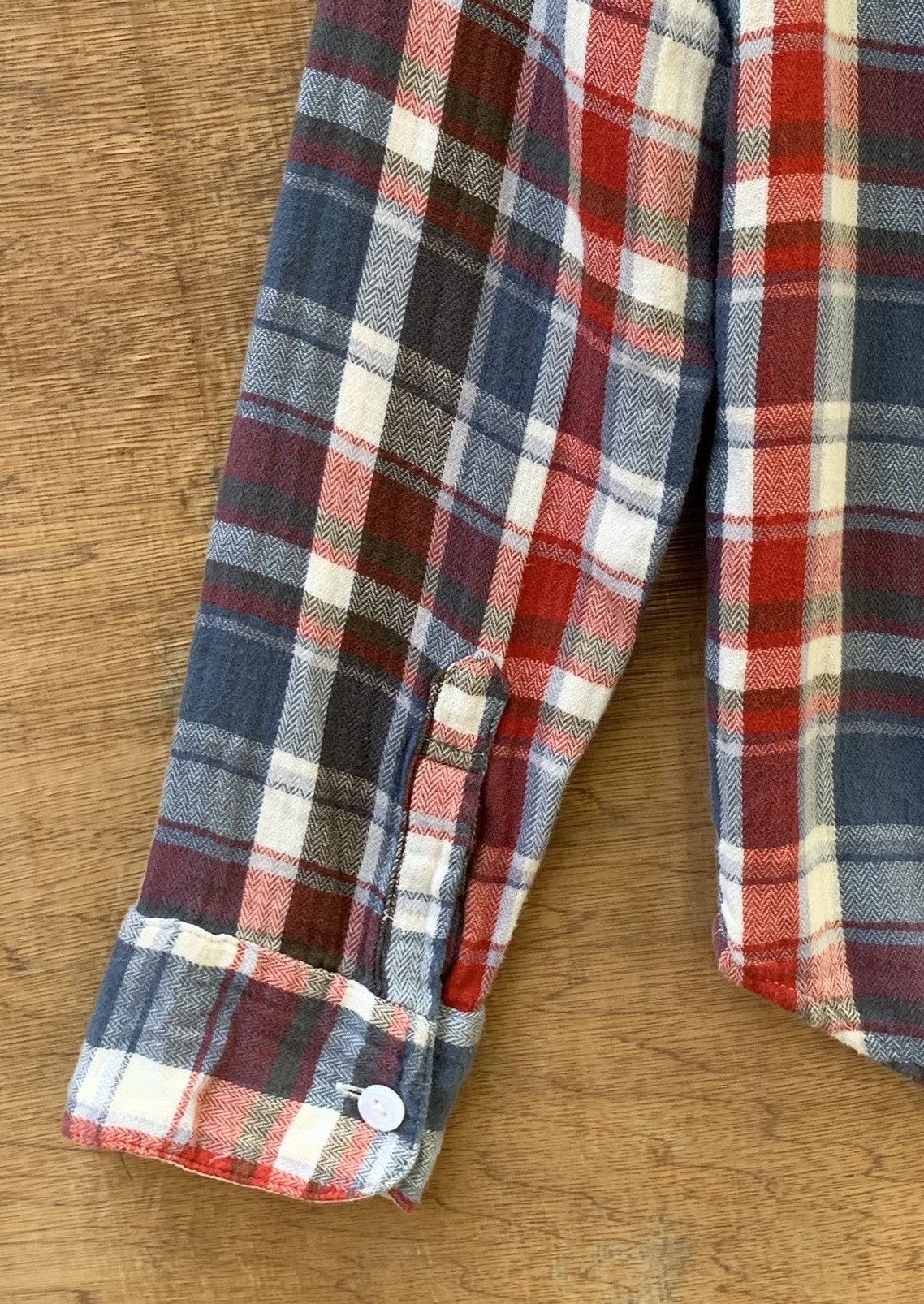 Issey Miyake Ne-net x Issey Miyake Plaid Tartan Flannel Shirt Size US M / EU 48-50 / 2 - 11 Thumbnail