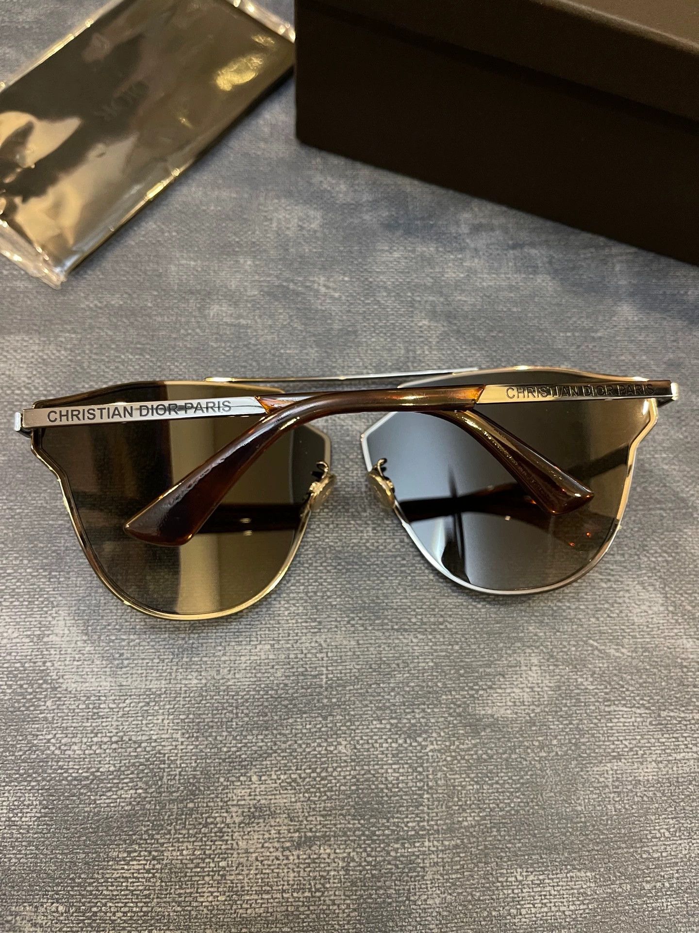 Dior Dior So Real Silver Frame Tea Tinted Sunglasses Size ONE SIZE - 2 Thumbnail