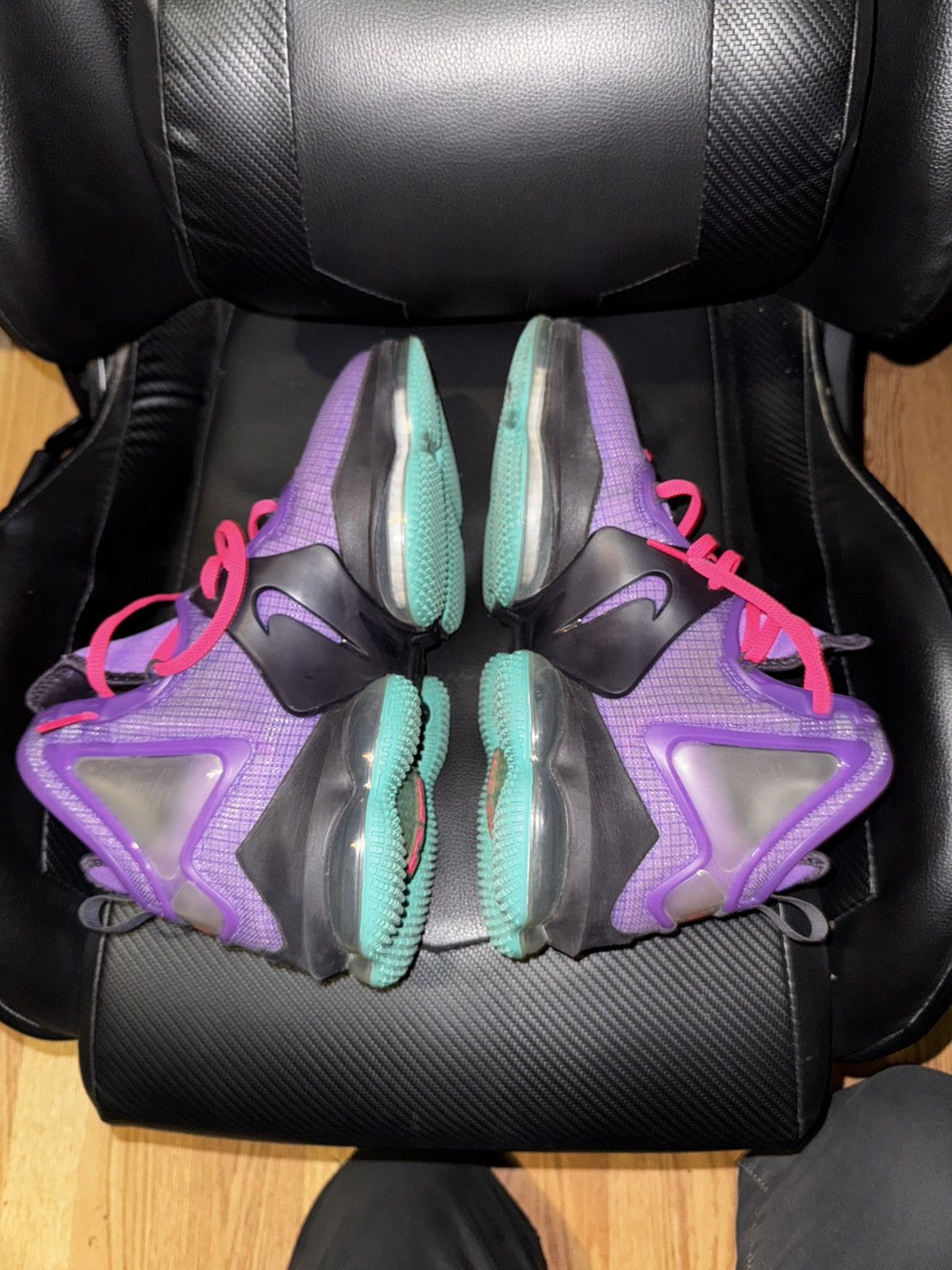 Nike Nike Lebron 19 Purple Teal Size US 11 / EU 44 - 3 Thumbnail