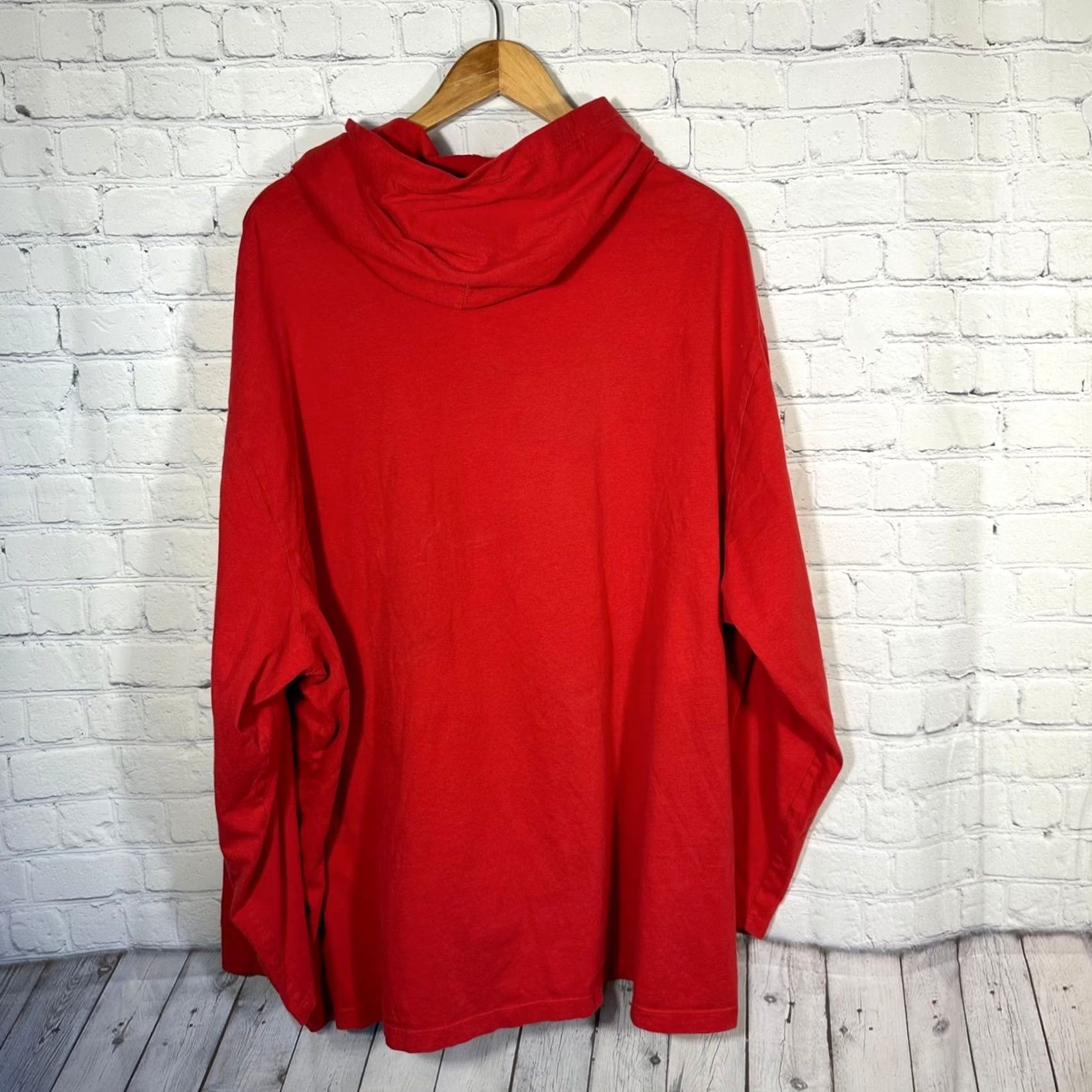 Polo Ralph Lauren Polo Ralph Lauren Hoodie T-Shirt Mens 4XB Big Pony Red Hooded Long Sleeve Logo Graphic Print Seasonal All Seasons Size US XXL / EU 58 / 5 - 5 Thumbnail