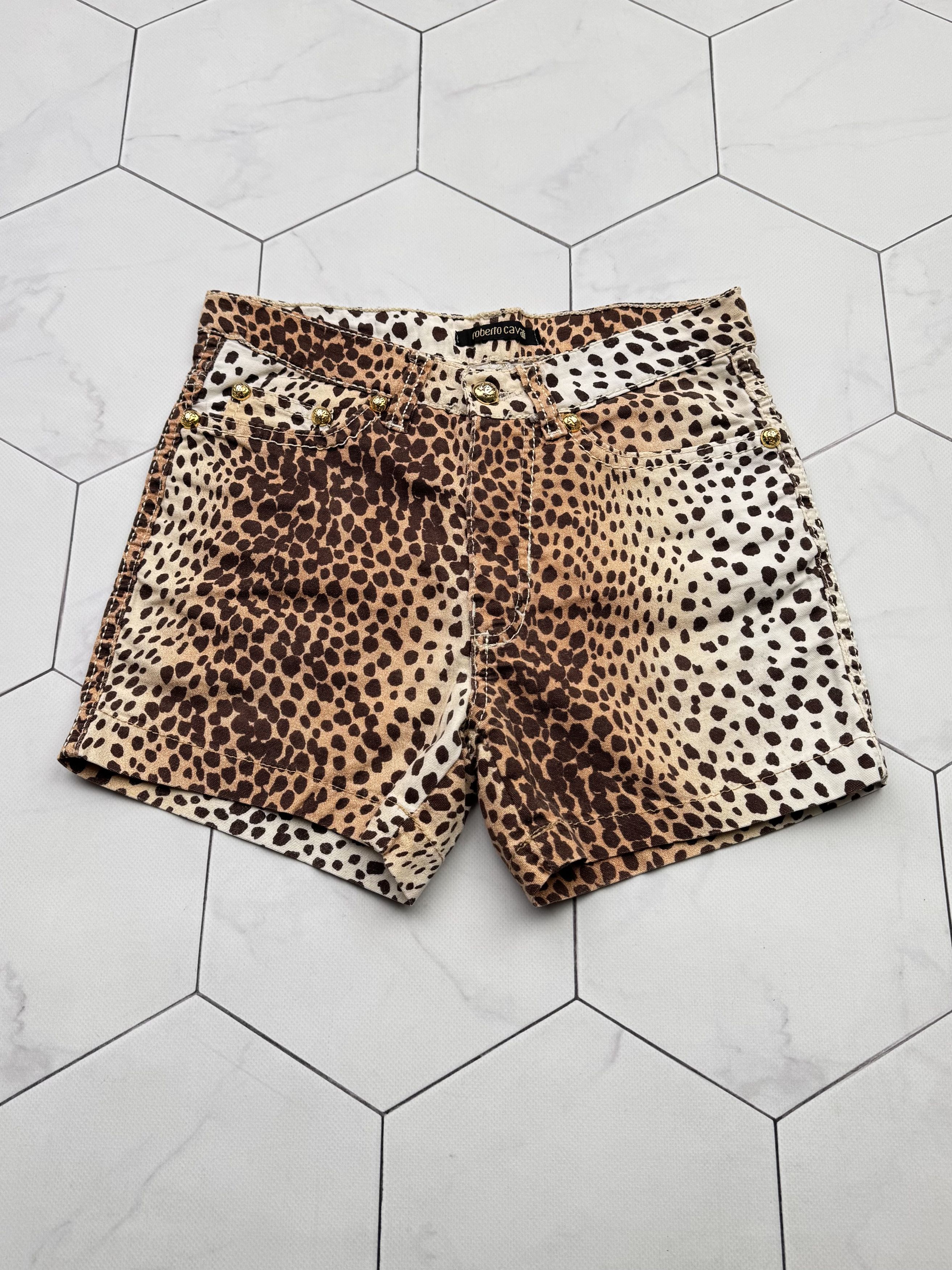 Just Cavalli Roberto Cavalli 2006 Mini Shorts (B138) Size 25" / US 0 / IT 36 - 1 Thumbnail