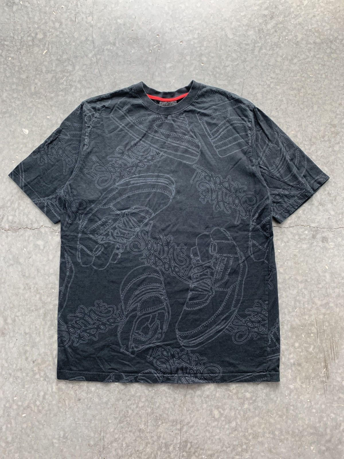 Japanese Brand × Southpole × Vintage Crazy Vintage Y2K Southpole Graphic Tee AOP Oversized Size US XXL / EU 58 / 5 - 1 Thumbnail