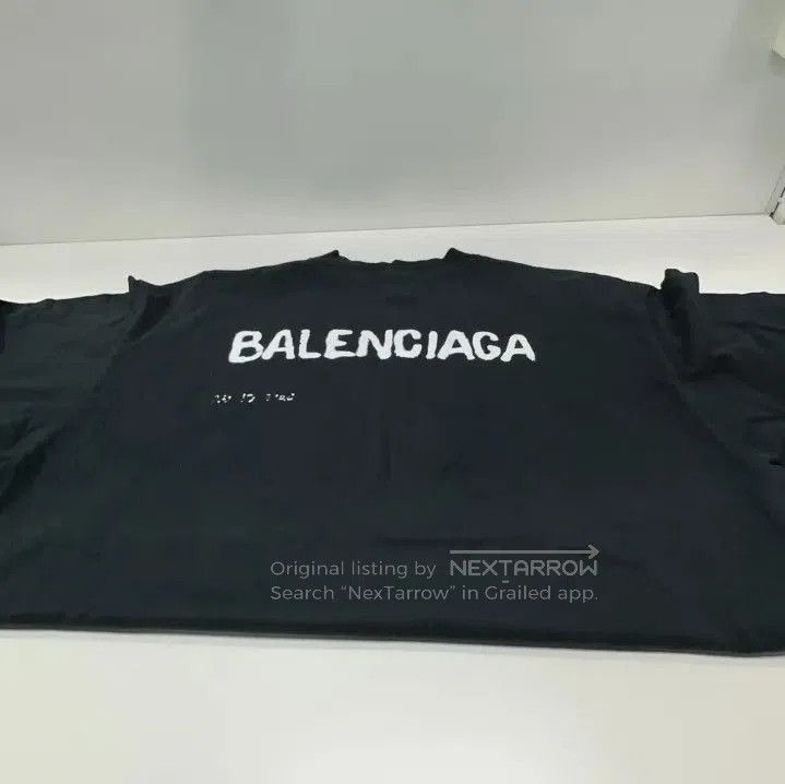 Balenciaga Balenciaga SS23 Logo Print Black T. Size US XL / EU 56 / 4 - 8 Thumbnail