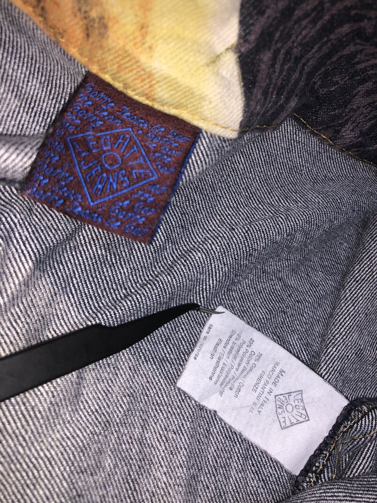 Vintage Le Gatte Jeans x Marco Fantini S.r.l Firenze Size 28" / US 6 / IT 42 - 14 Thumbnail