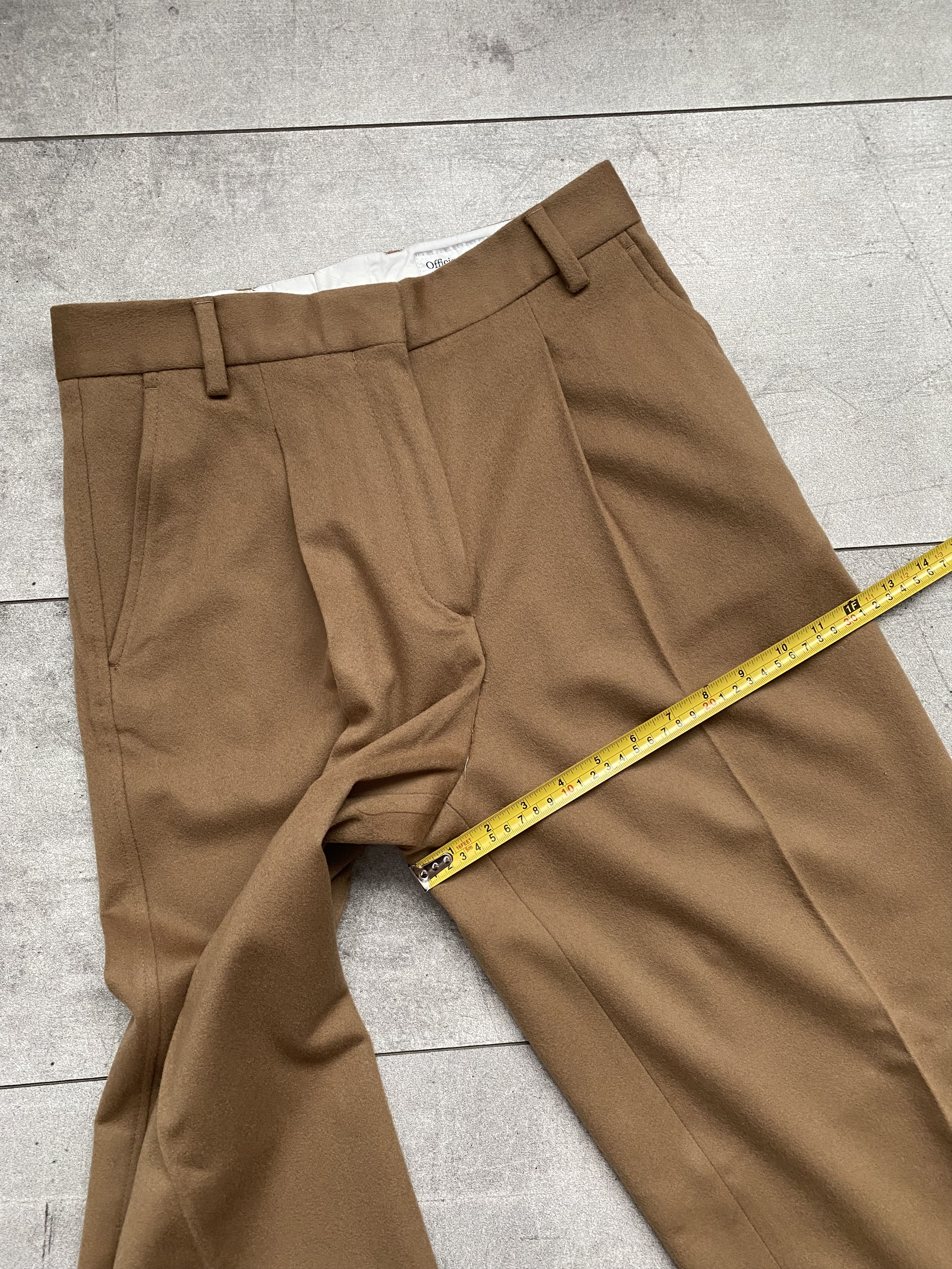 Officine Generale Officine Generale by Ing Loro Piana Sophie Wool Pants Camel Size 36" / US 14 / IT 50 - 12 Thumbnail