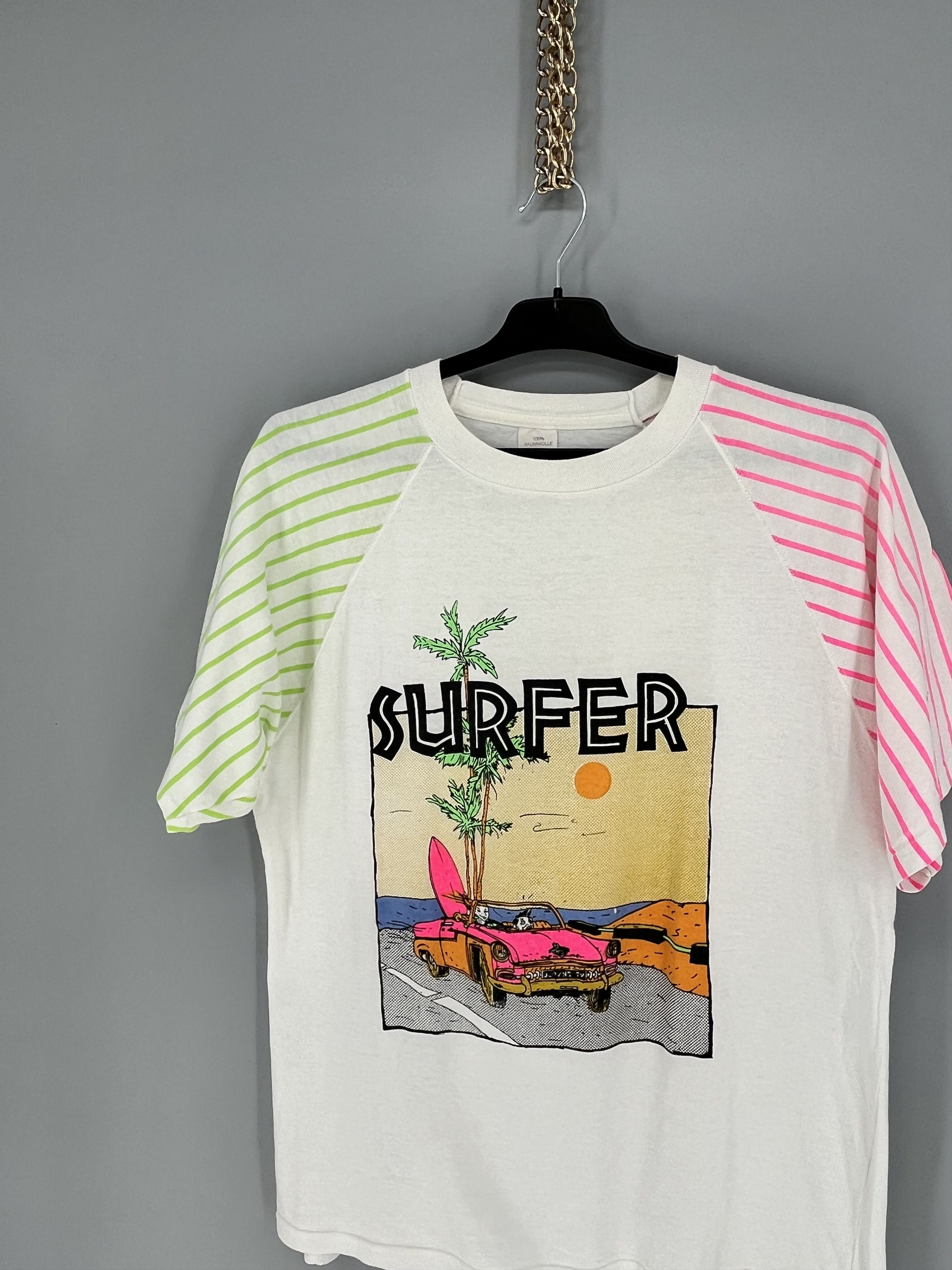 Vintage Vintage 90s Rare Crazy Surfer Skater Style Boot Tee M Size US M / EU 48-50 / 2 - 6 Thumbnail