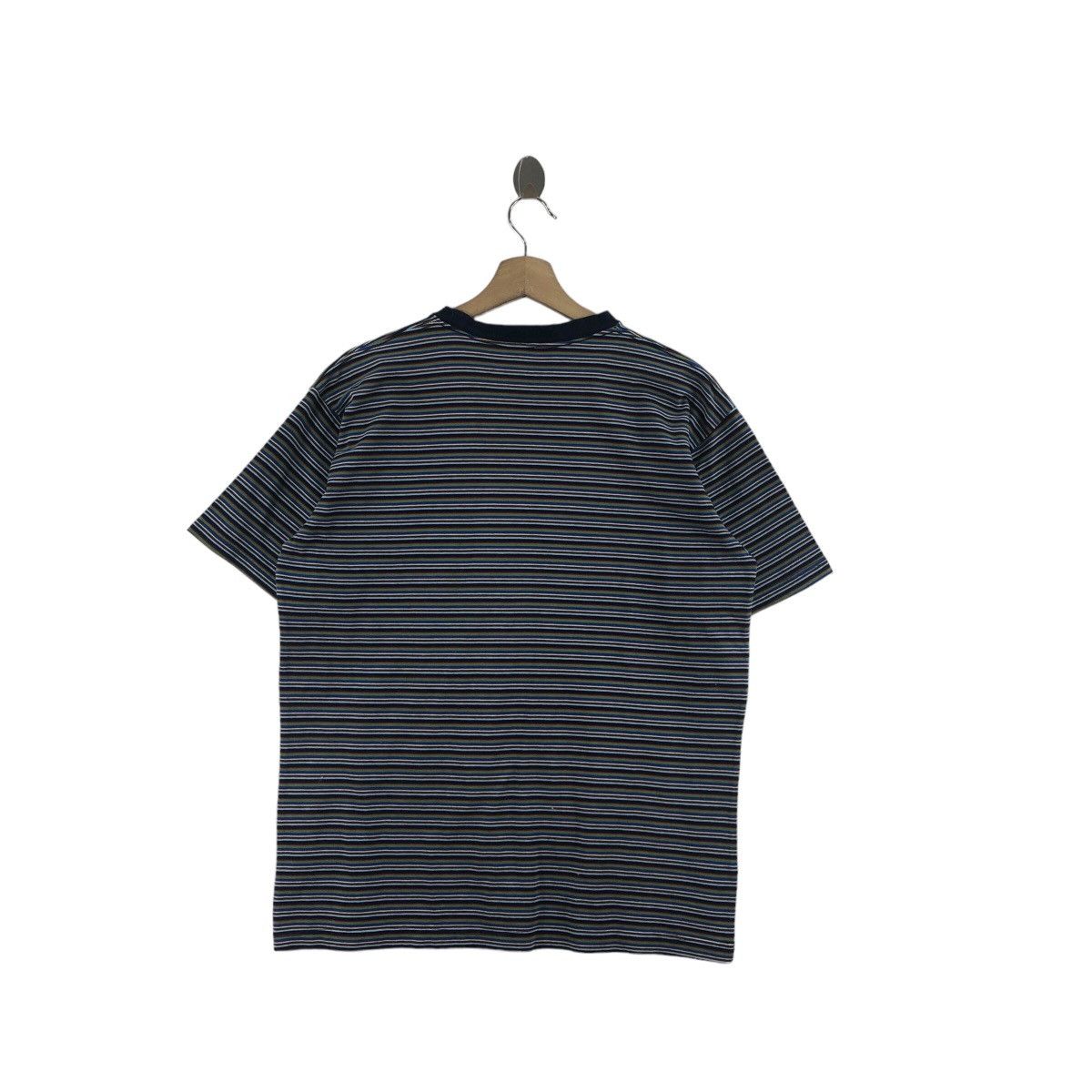 Vintage Pick!! Vtg 90's ROBERT AUGUST Surfing Stripe Pocket Tshirt Size US L / EU 52-54 / 3 - 2 Thumbnail