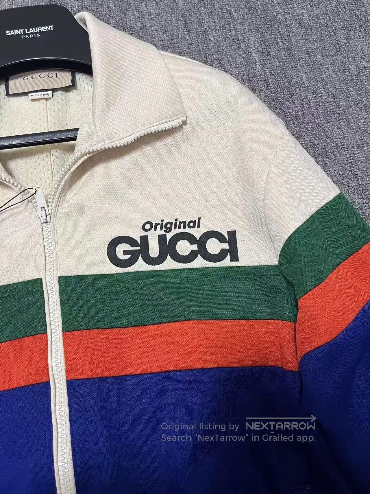 Gucci Gucci Colorblock Logo Casual Zip Jacket. Size US XS / EU 42 / 0 - 3 Thumbnail