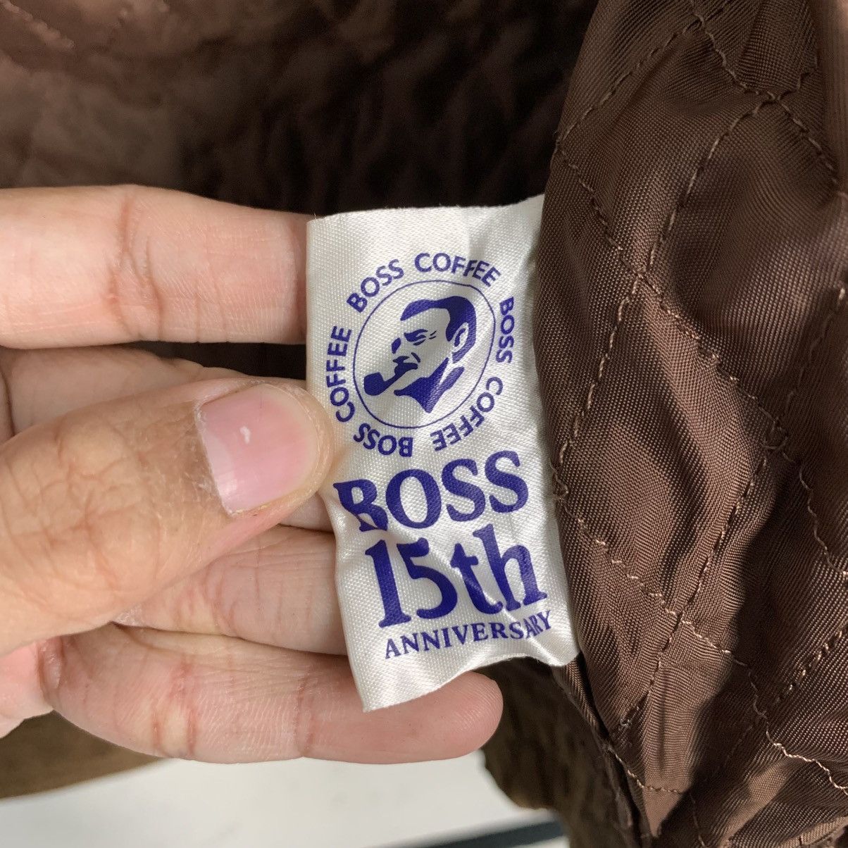 Vintage ☀️Suntory Coffee Boss leather zipper sherpa collar jacket Size US M / EU 48-50 / 2 - 20 Thumbnail