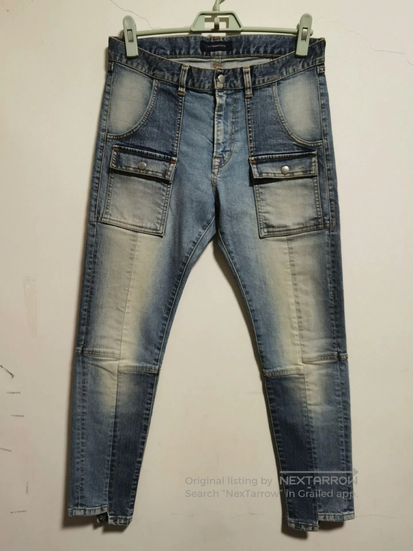 Undercover designer patchwork denim pants by john undercover. Size 28" / US 6 / IT 42 - 1 Thumbnail