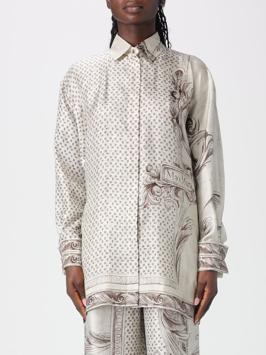 Max Mara Max Mara Shirt Woman Ivory Size M / US 6-8 / IT 42-44 - 1 Thumbnail