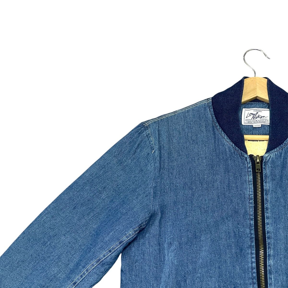 Native Vintage Local Motion Denim Bomber Native Style Jacket Size US M / EU 48-50 / 2 - 7 Thumbnail