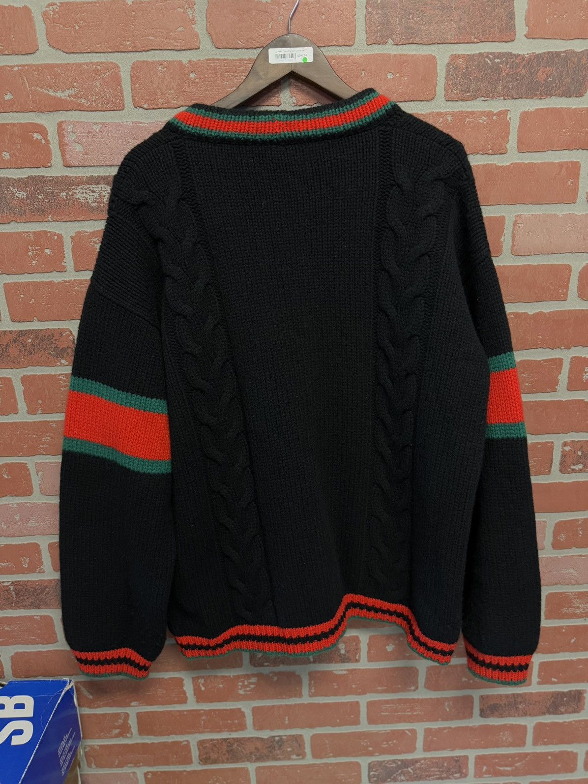 Gucci Gucci Cable Knit Cardigan Size (XXXL) Flawless 🧼 Size US XXL / EU 58 / 5 - 5 Thumbnail