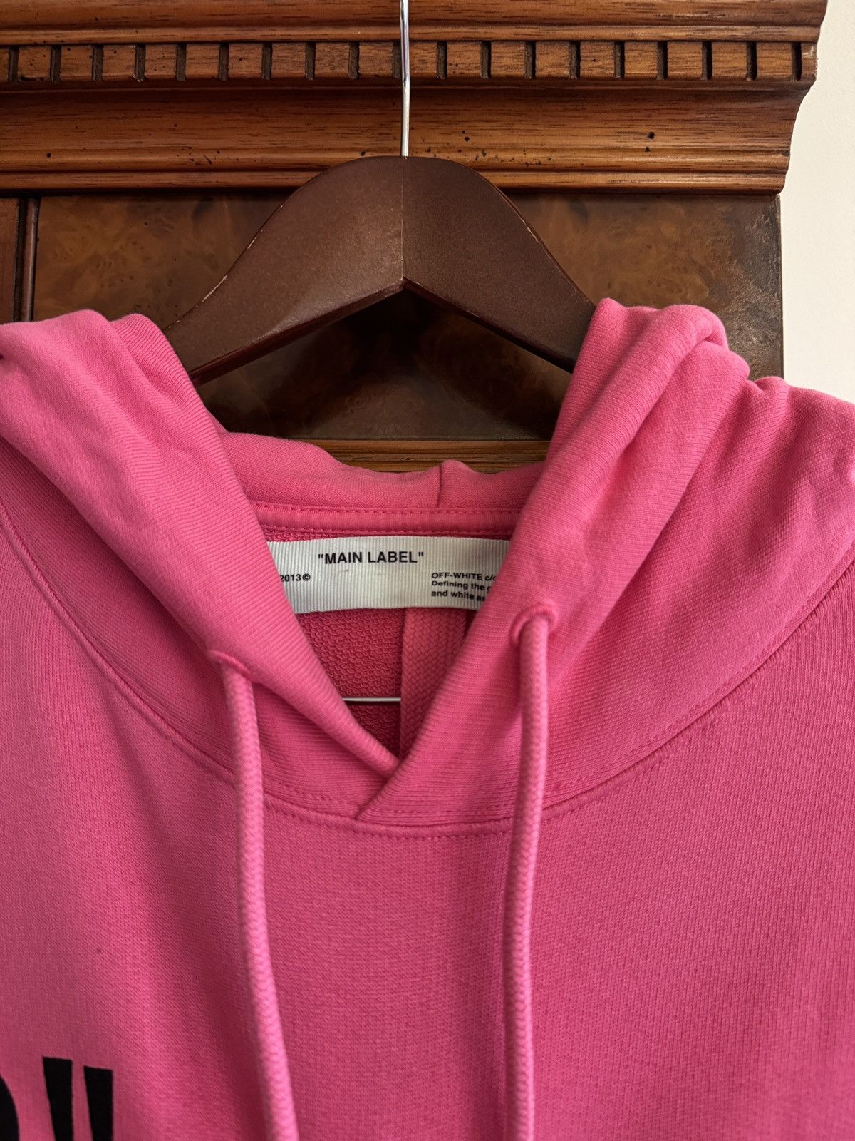 Off-White Off-White Pink Impressionism Decal Hoodie Size US M / EU 48-50 / 2 - 8 Thumbnail