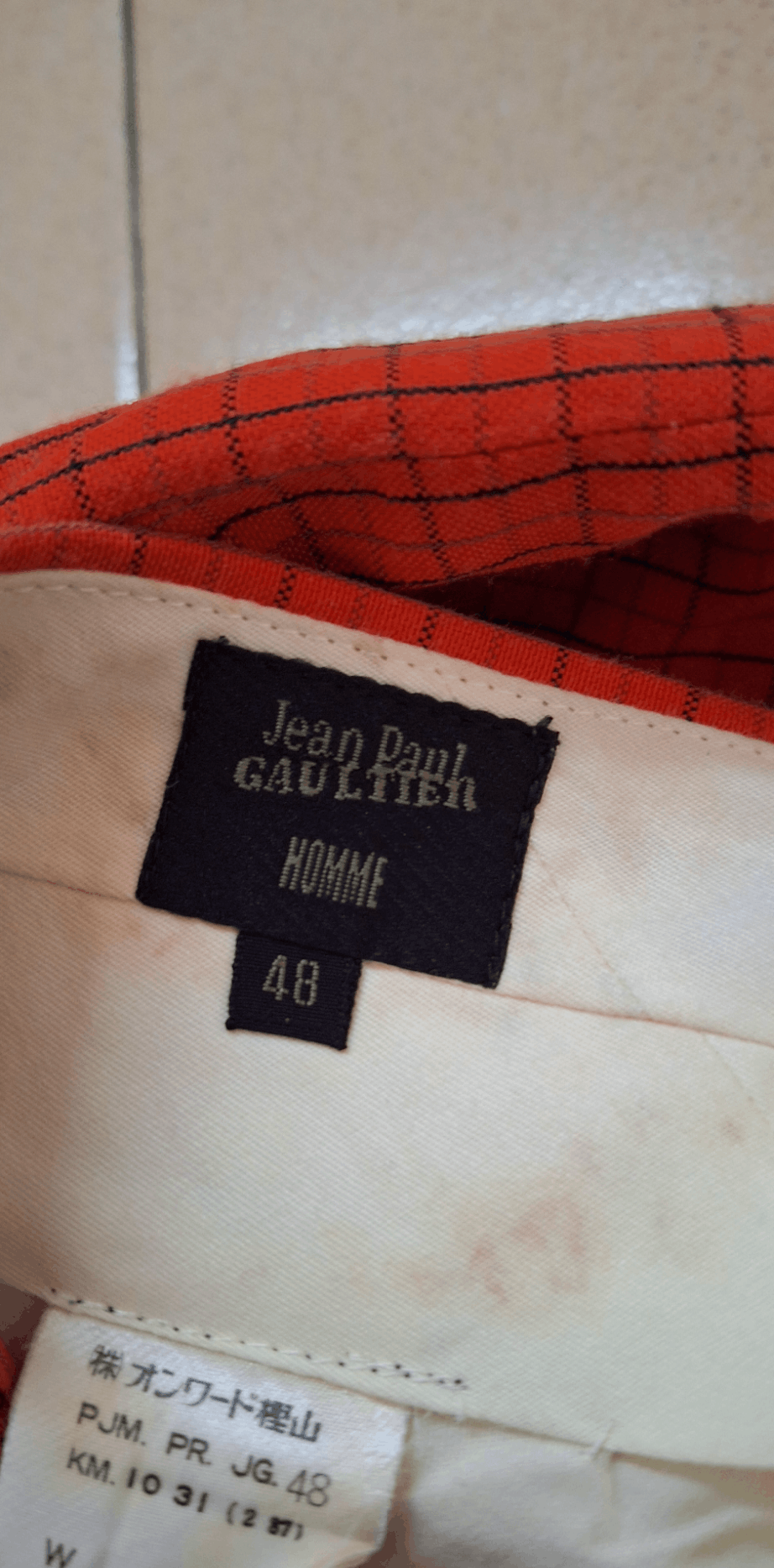 Jean Paul Gaultier Jean Paul Gaultier Homme Plaid Trousers Size US 30 / EU 46 - 13 Thumbnail