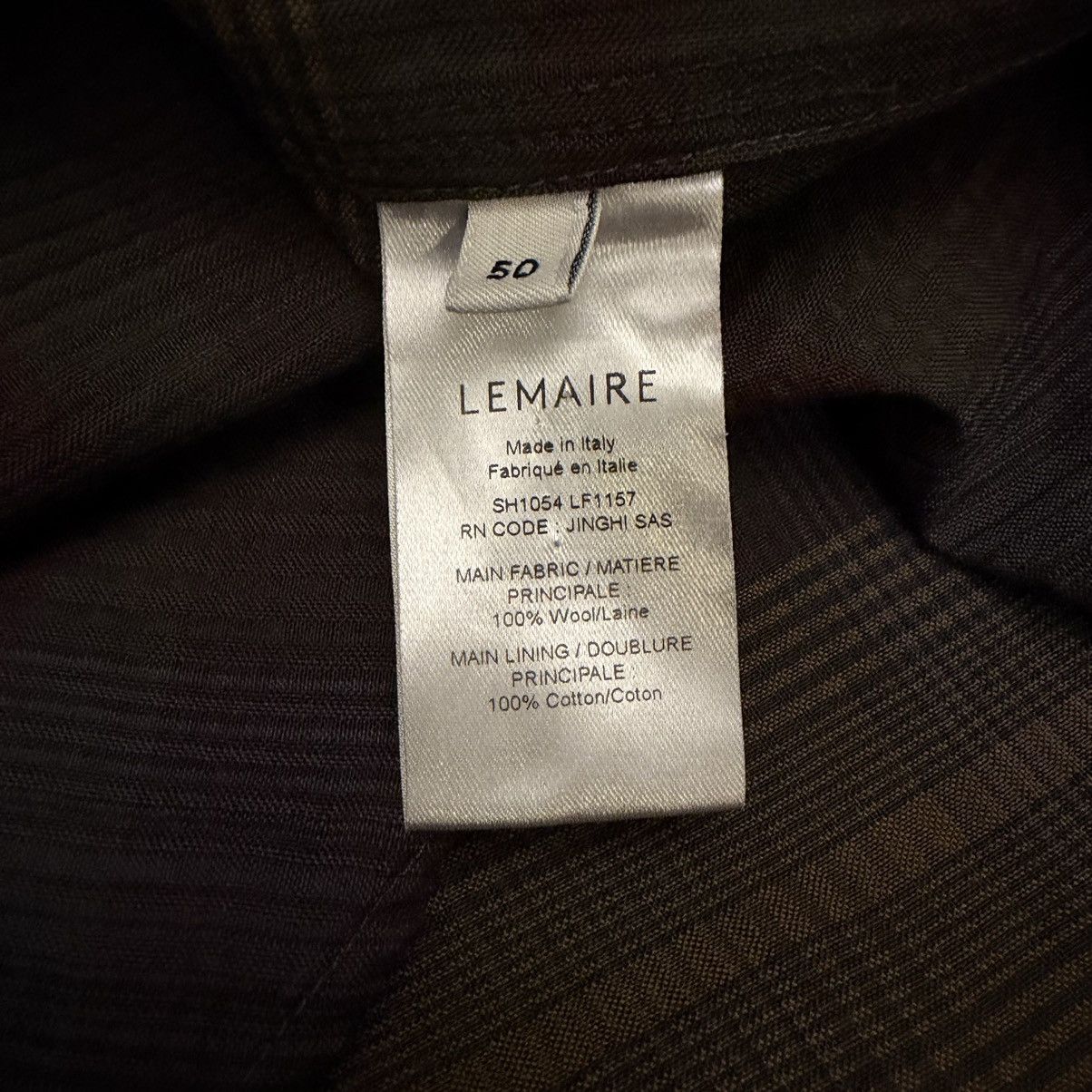 Lemaire Plaid Wool Overshirt Size US M / EU 48-50 / 2 - 4 Thumbnail