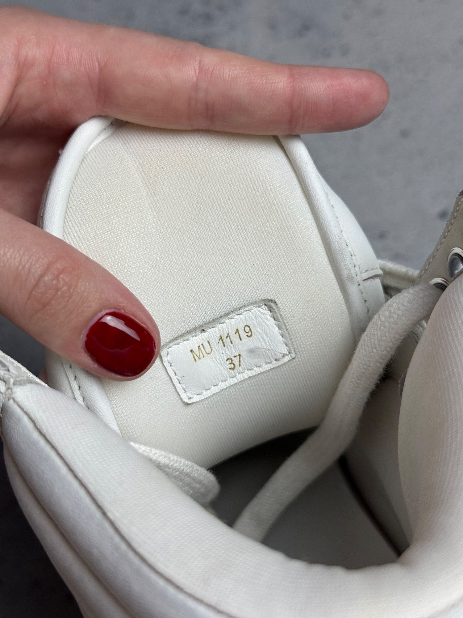 Celine Celine Break White Leather High-Top Sneakers Size 37 Luxury Size US 7 / IT 37 - 5 Thumbnail