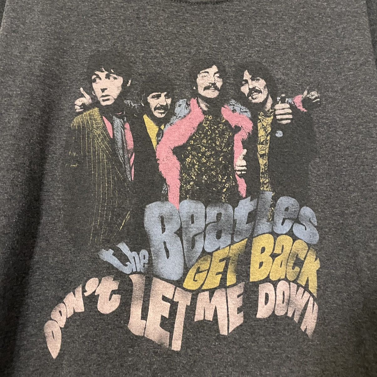 Band Tees Official The Beatles Gray Long Sleeve Graphic Tee Size L / US 10 / IT 46 - 2 Thumbnail