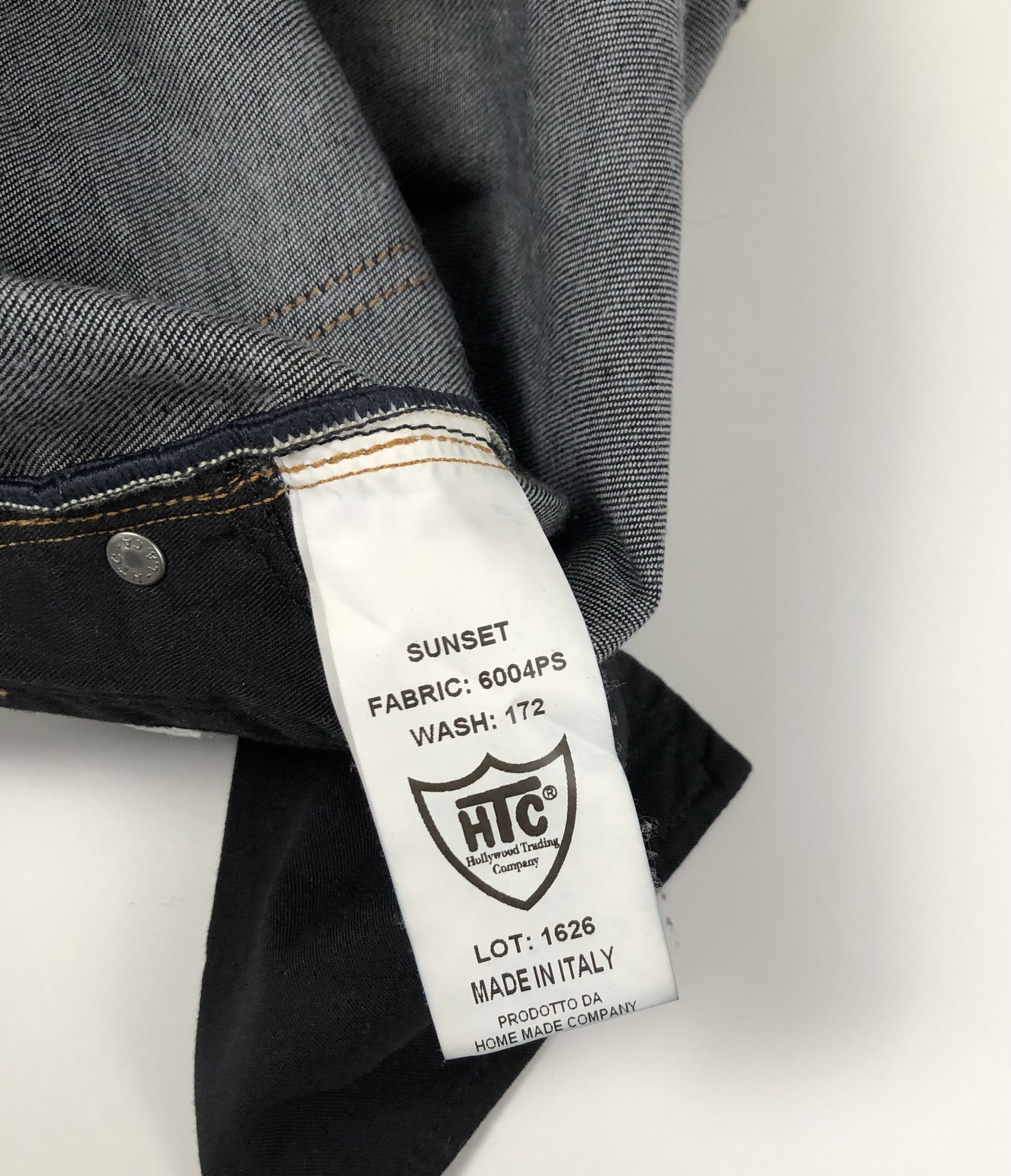Hollywood Trading Company HTC Los Angeles Hollywood Trading Company Candiani Denim Size US 31 - 10 Thumbnail