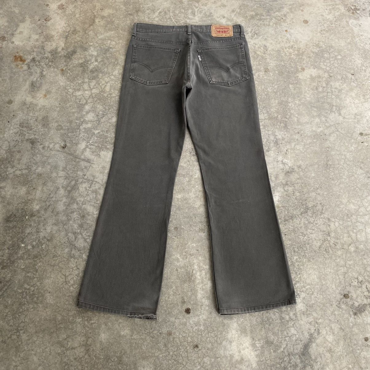Levi's Size 33x30.5 Vintage 2001 Levis 517 Grey Flared Jeans Size US 33 - 8 Thumbnail