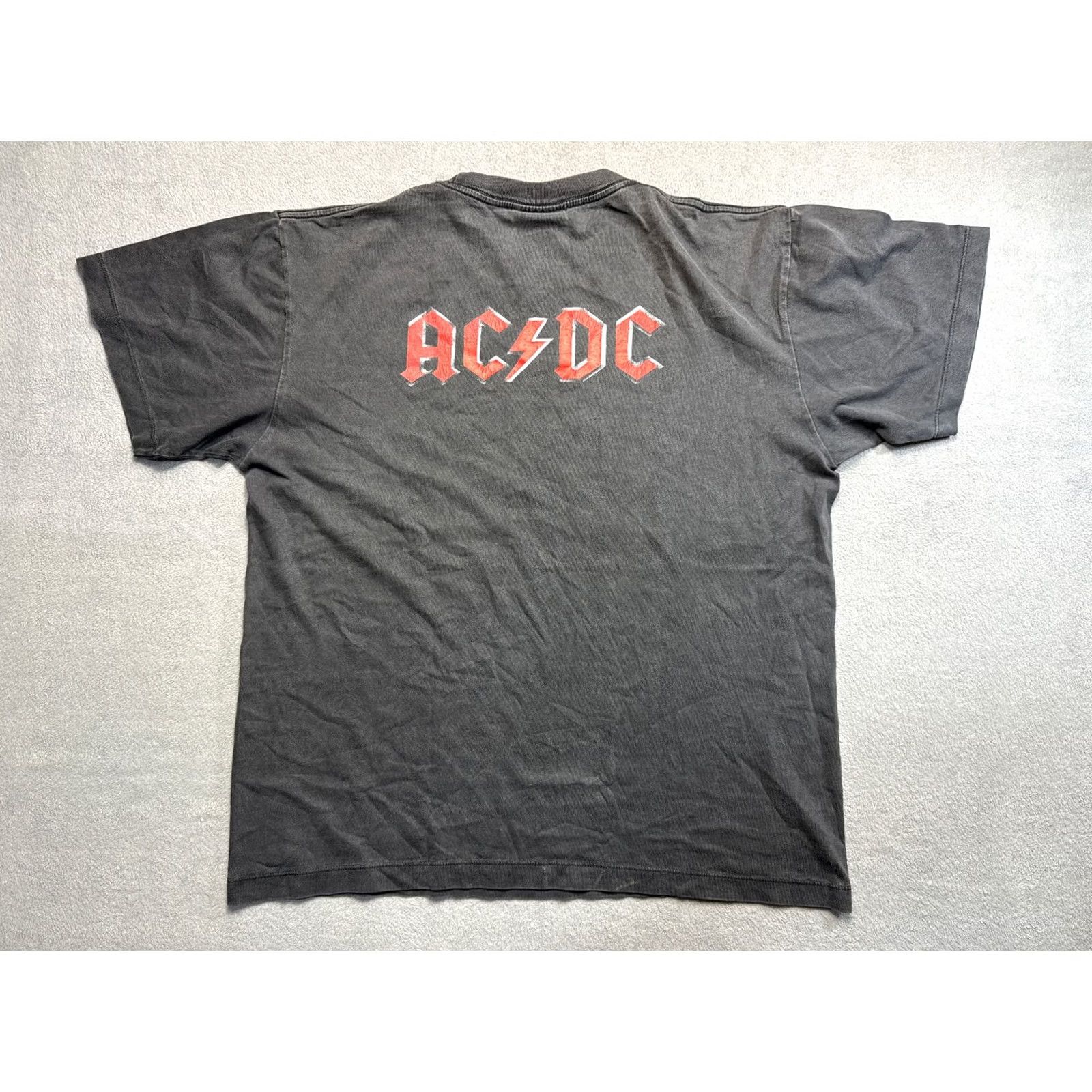 Vintage Rock Chang AC DC max & roll black shirt mens size L Size US L / EU 52-54 / 3 - 7 Thumbnail