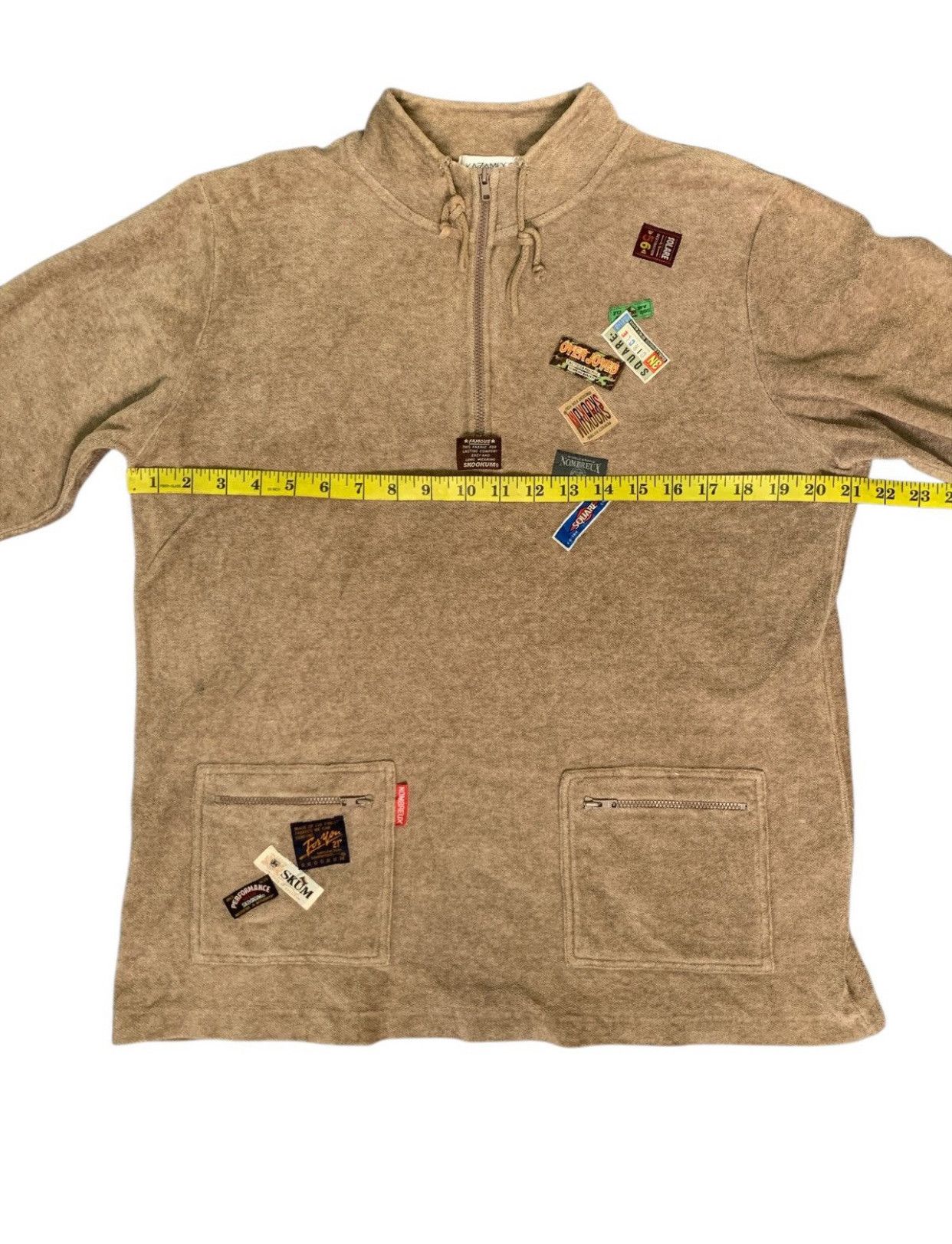 Japanese Brand Rare Design Kazamidori By Naicai Half Zipper Sweatshirts Size M / US 6-8 / IT 42-44 - 12 Thumbnail