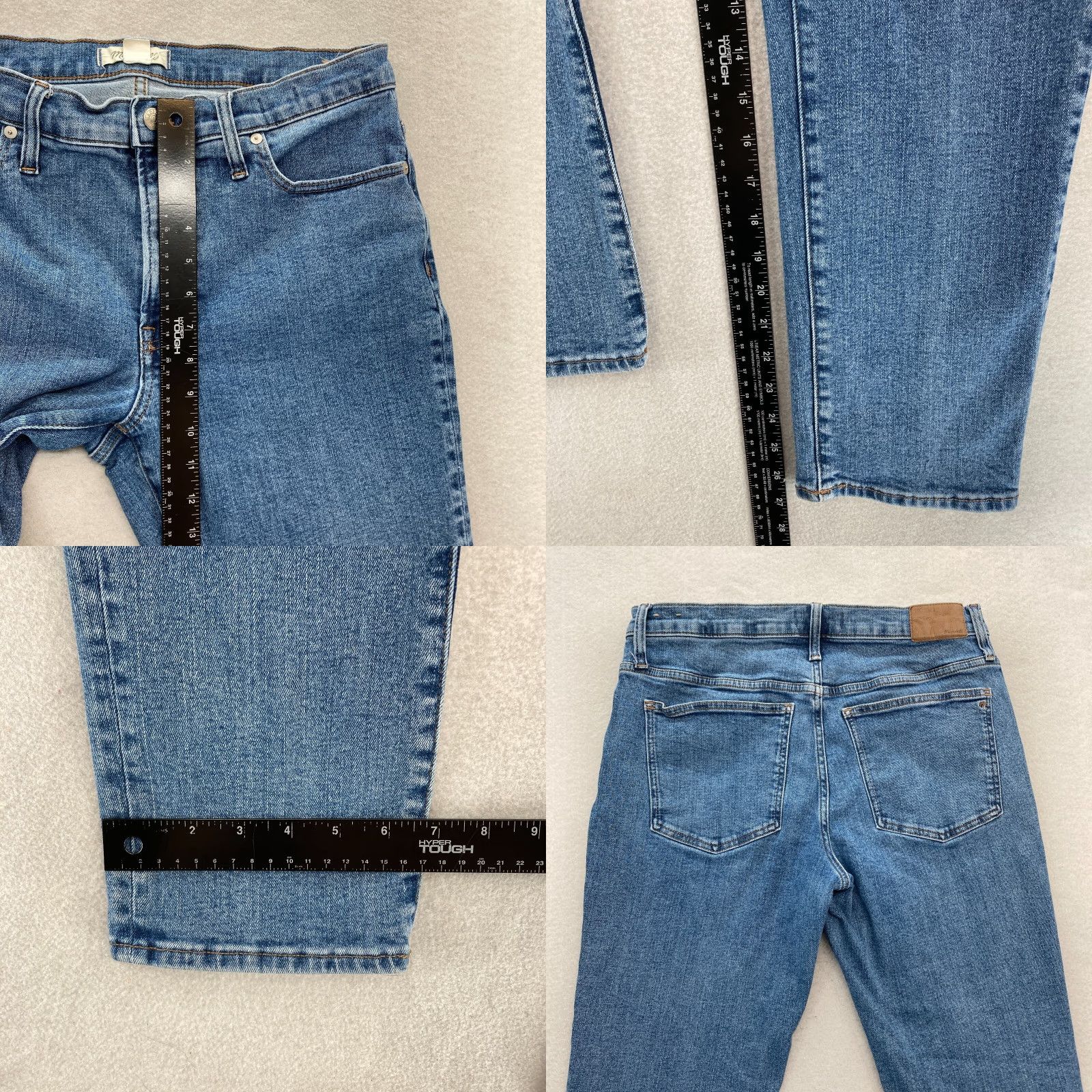 Madewell Madewell The Perfect Vintage Jean Women's 30 Blue Stretch Denim Slim Tapered Jeans Model: Madewell The Perfect Vintage Jean Size 24" / US 00 / IT 34 - 8 Thumbnail