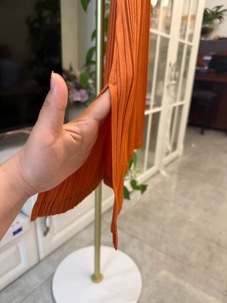 Issey Miyake Issey Miyake size:2 Pumpkin-colored pleated pants Size 42" / US 20 - 3 Thumbnail