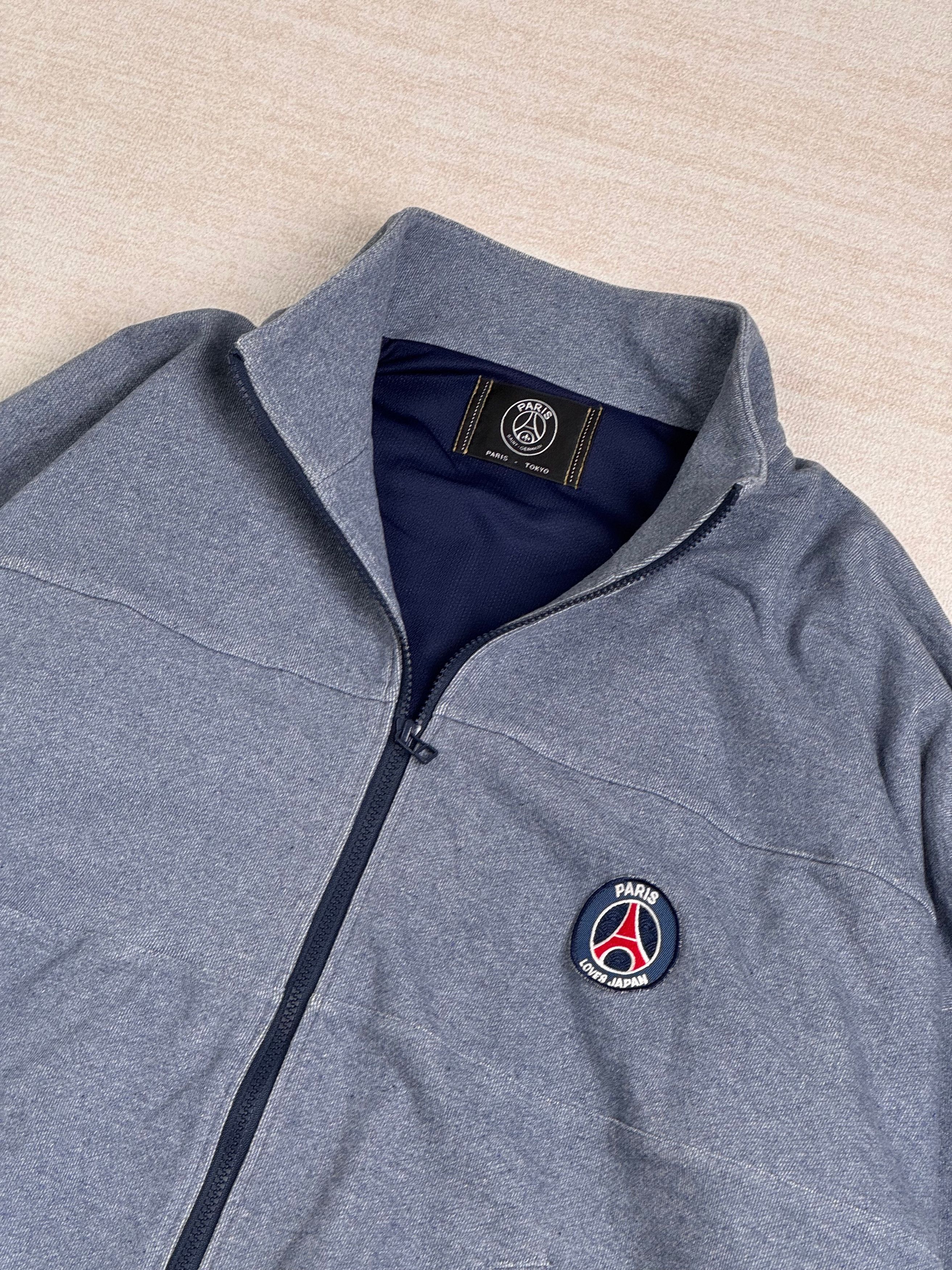 Japanese Brand PSG Loves Japan x Poggy Zip Through Jacket - Grey - Unisex Size US L / EU 52-54 / 3 - 3 Thumbnail
