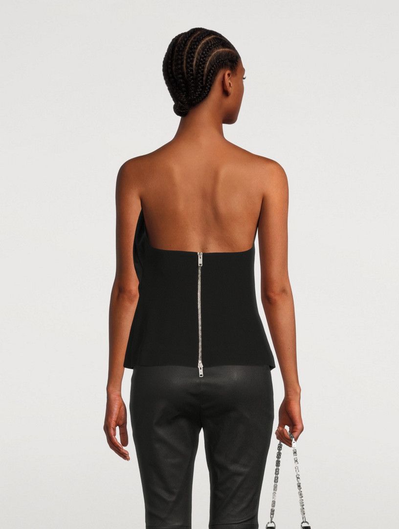 Givenchy o1y0925 Evening Top in Black Size S / US 4 / IT 40 - 4 Thumbnail
