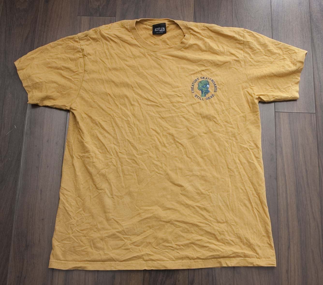 Vintage NHS T Shirt Size L Vintage Skateboard Size US L / EU 52-54 / 3 - 3 Thumbnail